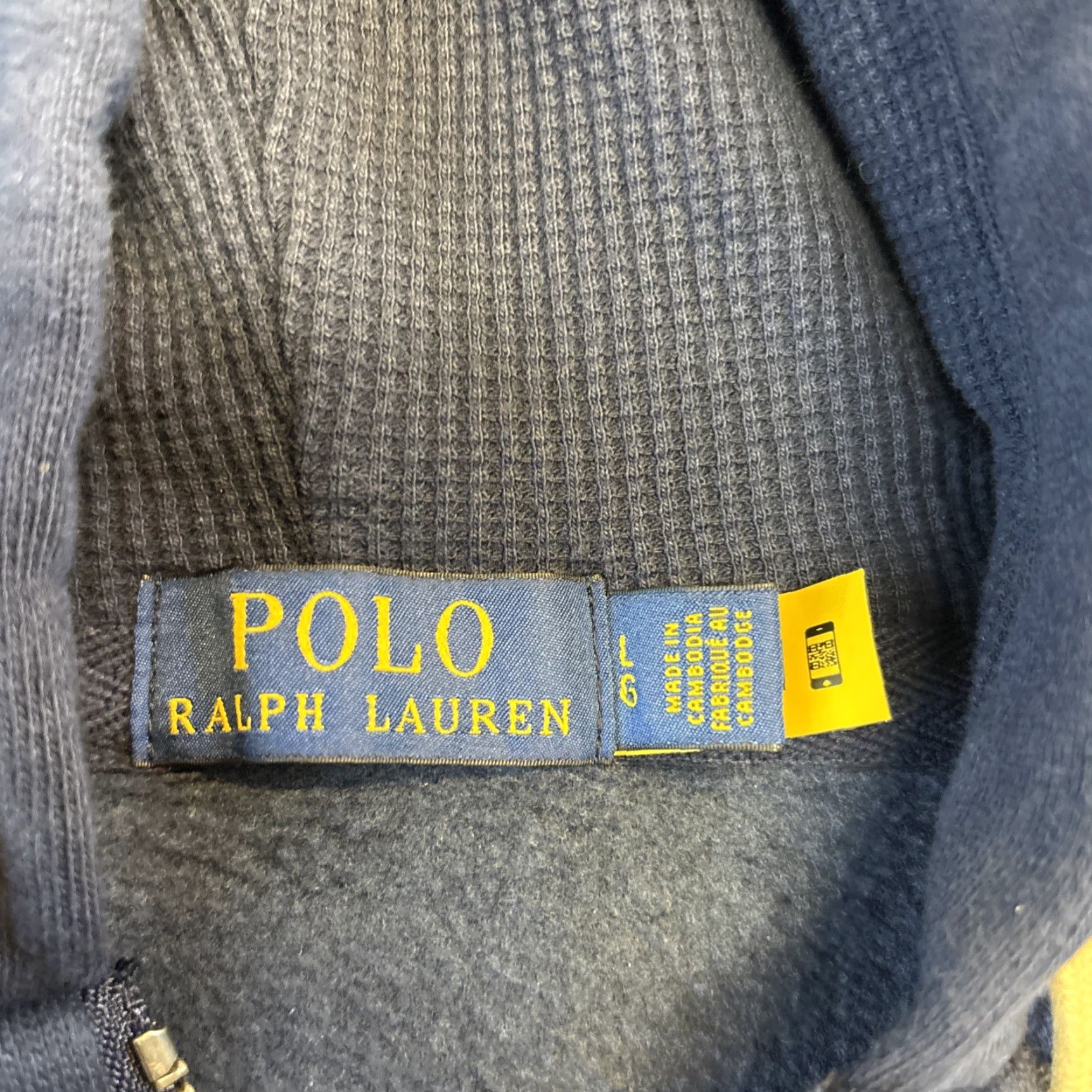 Polo Ralph Lauren Polo Ralph Lauren Hoodie Zip Fleece Lined 41381 Adult Large Blue Nike? Size US L / EU 52-54 / 3 - 3 Thumbnail