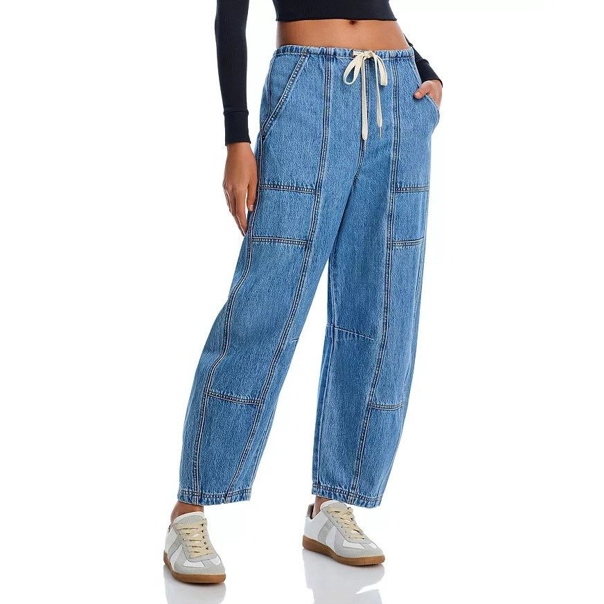 BLANKNYC BlankNYC Women Fan Mail Low Rise Barrel Leg Jeans Size S Size 28" / US 6 / IT 42 - 1 Thumbnail