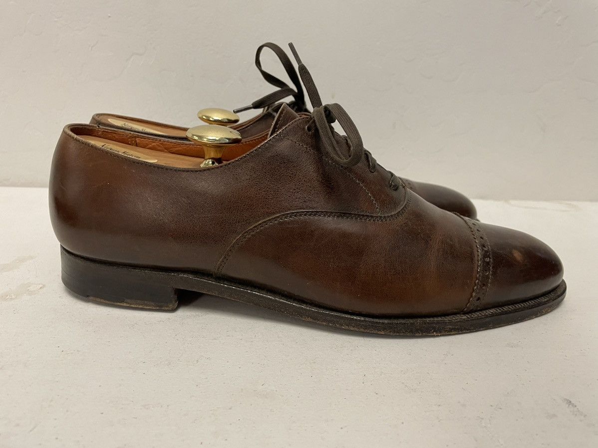 Crockett & Jones × Polo Ralph Lauren × Vintage Bench Made by Crockett & Jones Cap Toe Oxfords Size US 9 / EU 42 - 2 Thumbnail