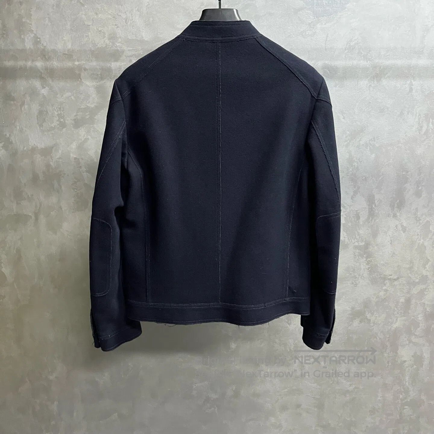 Ermenegildo Zegna Ermenegildo Zegna Solid-color stand-up collar zipper jacke Size US M / EU 48-50 / 2 - 5 Thumbnail