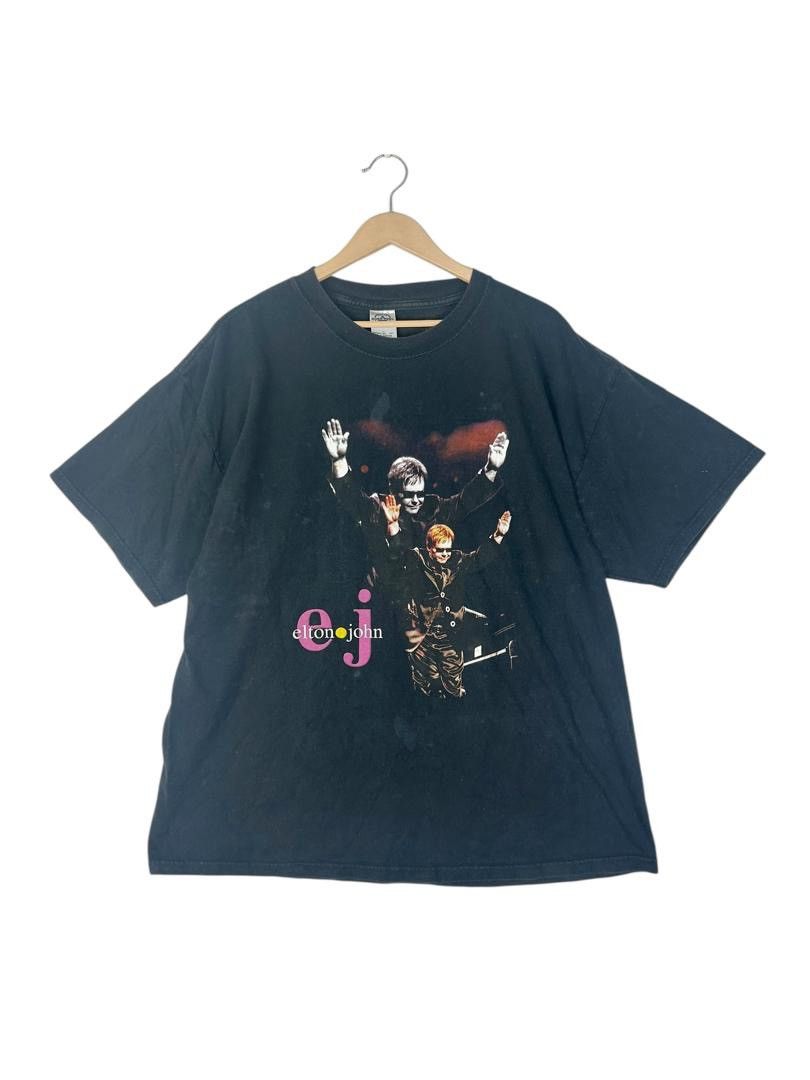 Band Tees Vintage Y2K Elton John Radio City Tour T-Shirt Size US XL / EU 56 / 4 - 1 Thumbnail