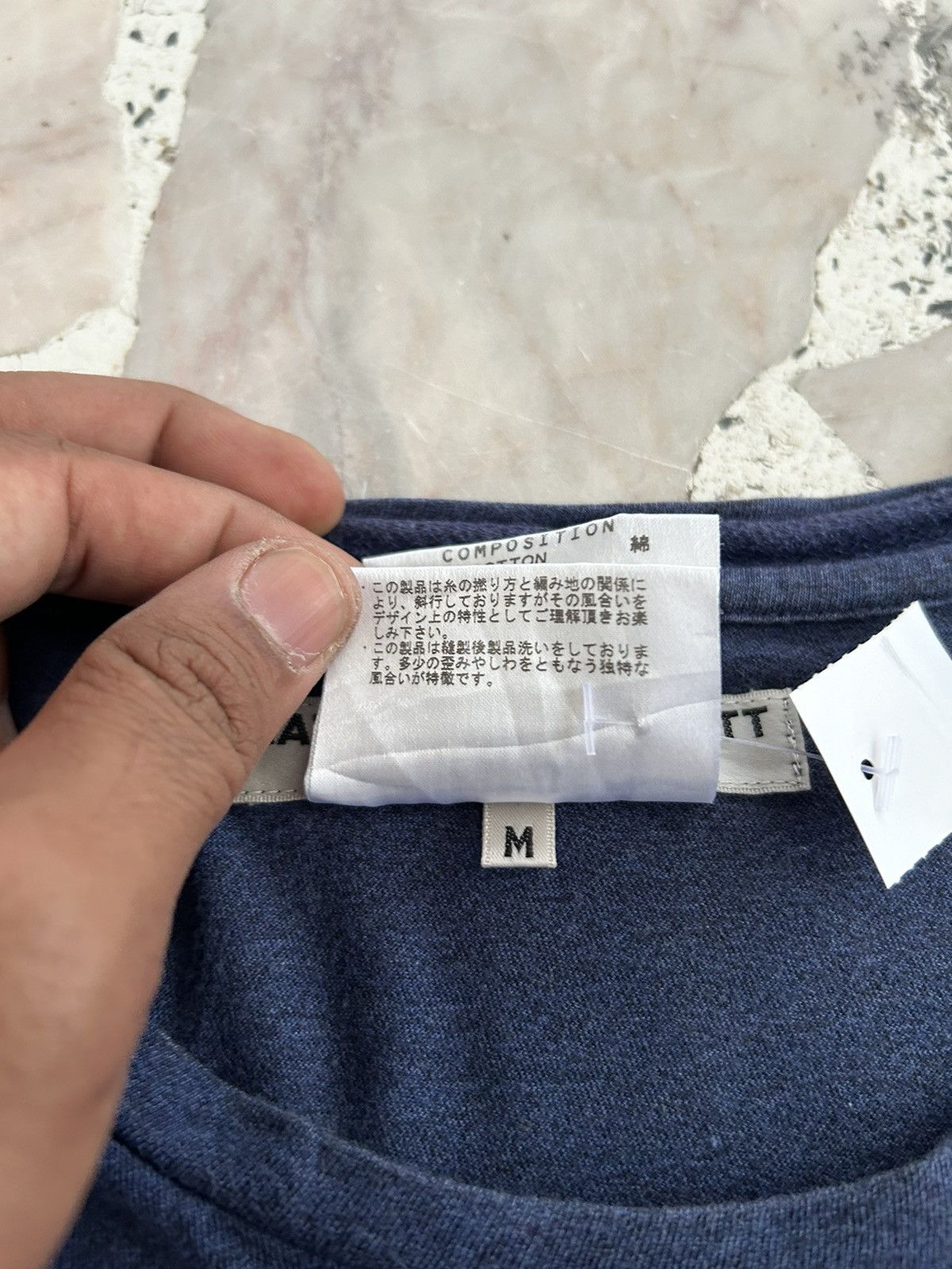Katharine Hamnett London Longsleeve Blue Plain Tee Size XS / US 0-2 / IT 36-38 - 12 Thumbnail