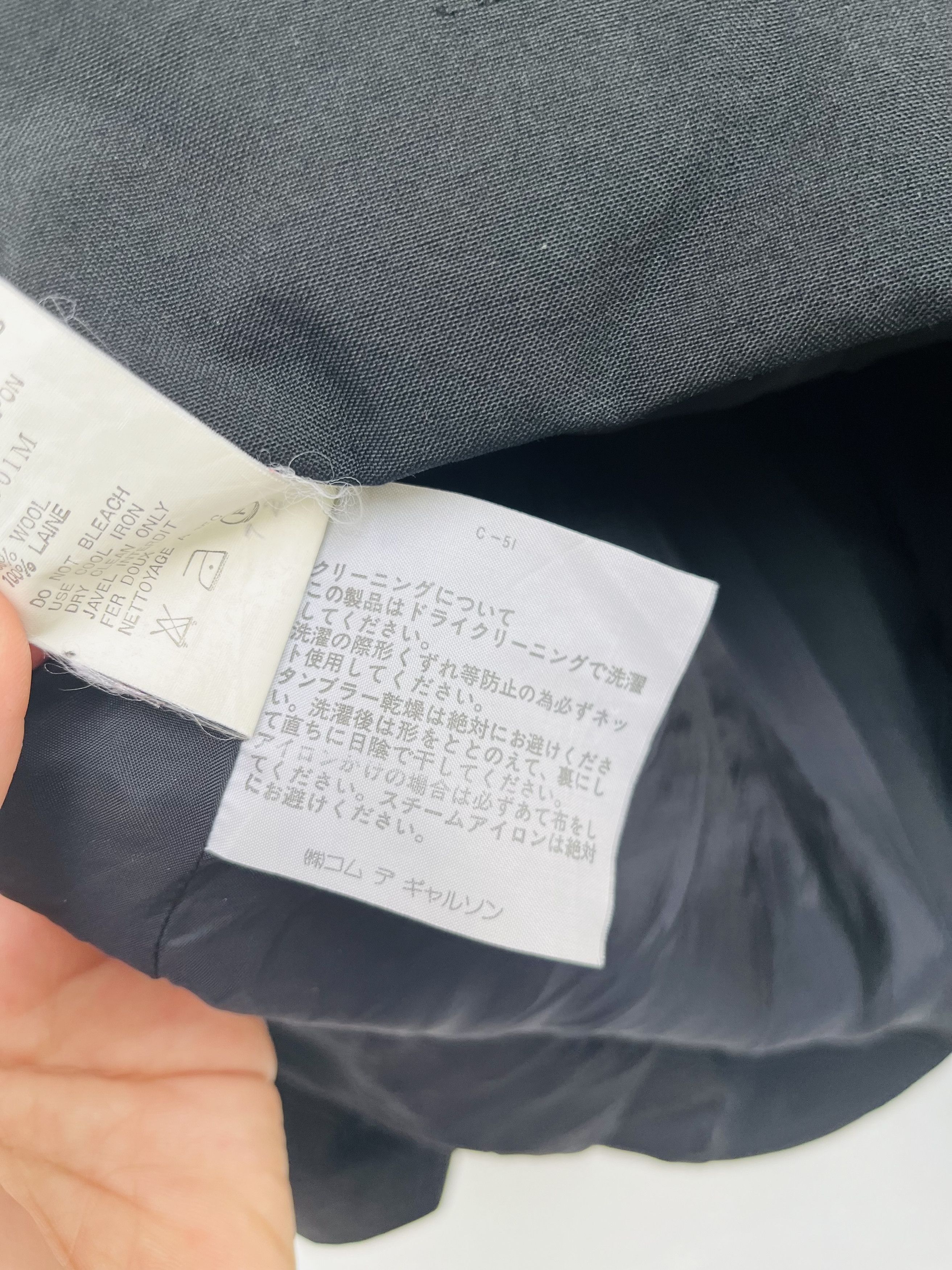Comme des Garcons × Japanese Brand × Vintage Vintage Comme Des Garcons Tricoat Designer Style Size M / US 6-8 / IT 42-44 - 8 Thumbnail