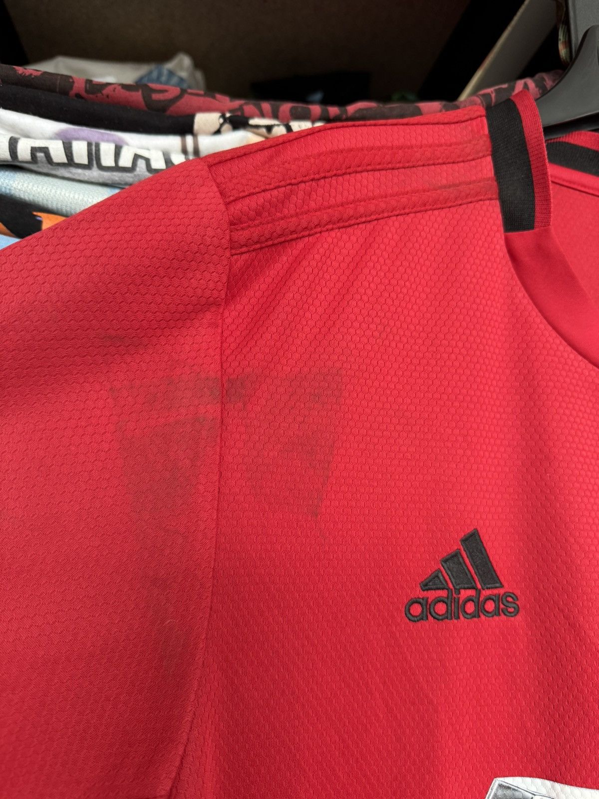 Adidas × Other 🧨Adidas Manchester Chevrolet Jersey size L Size US L / EU 52-54 / 3 - 7 Thumbnail