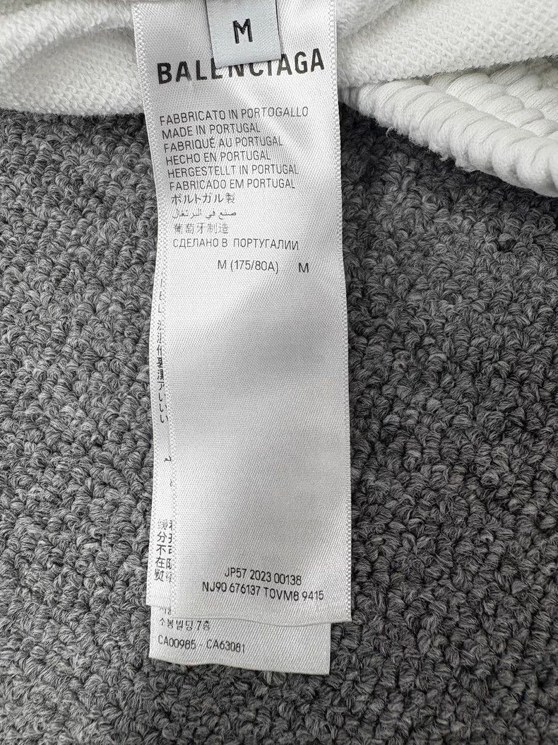 Balenciaga Balenciaga White Embroidered Logo Shorts Size M-2505 Size US 30 / EU 46 - 5 Thumbnail