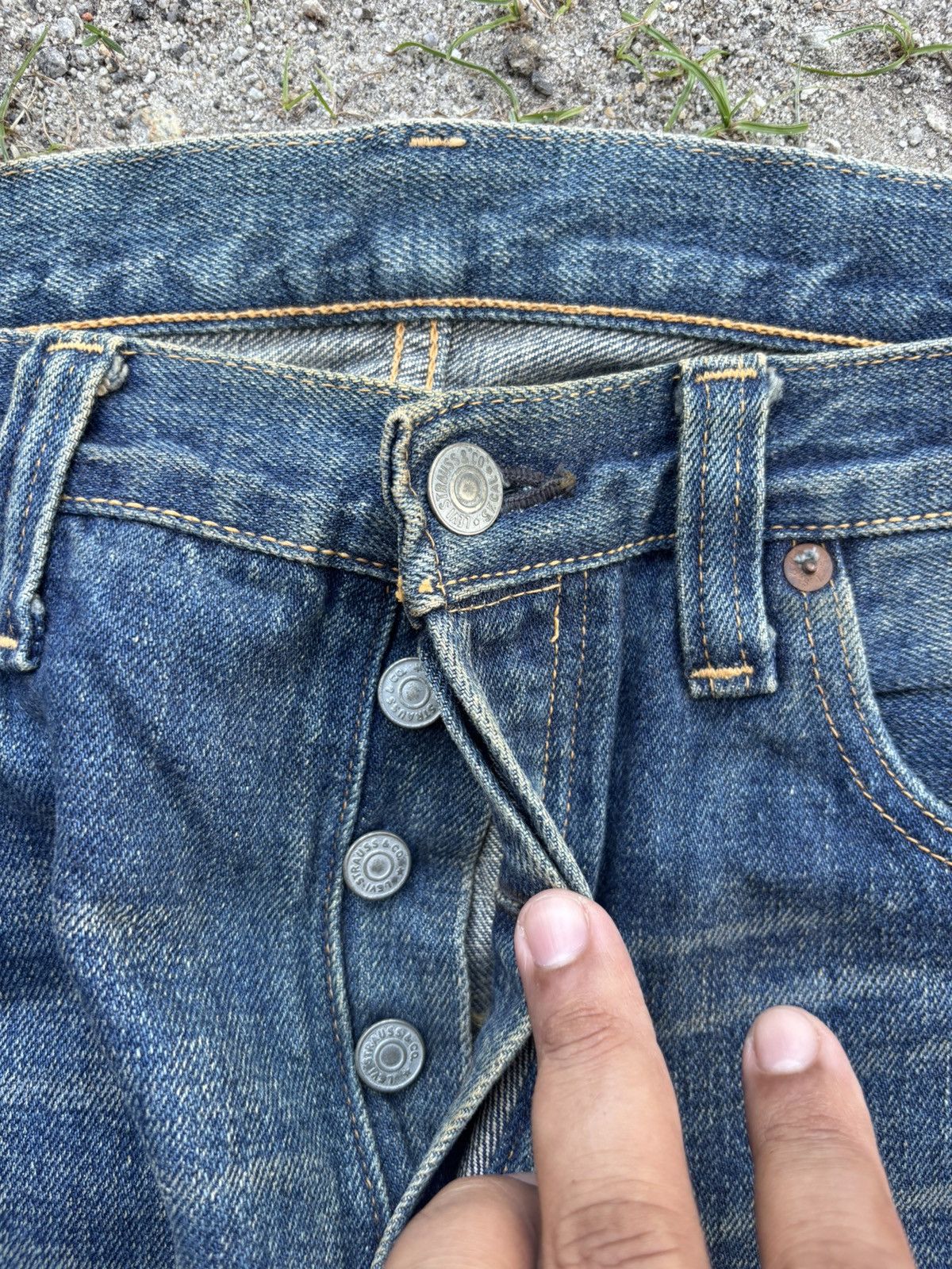 Levi's Vintage Levis Big E Selvedge Jeans Size US 34 / EU 50 - 6 Thumbnail