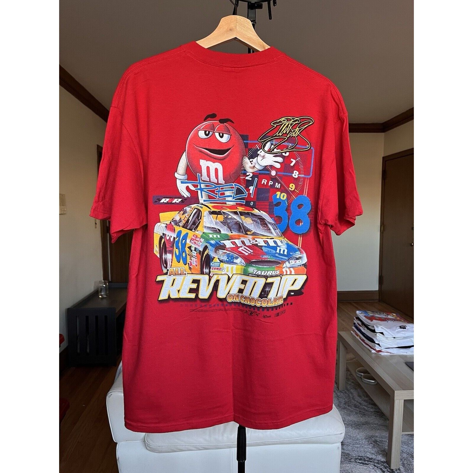 NASCAR VINTAGE NASCAR SKITTLES RACING TEAM ELLIOT SADLER 38 T SHIRT Size US M / EU 48-50 / 2 - 3 Thumbnail