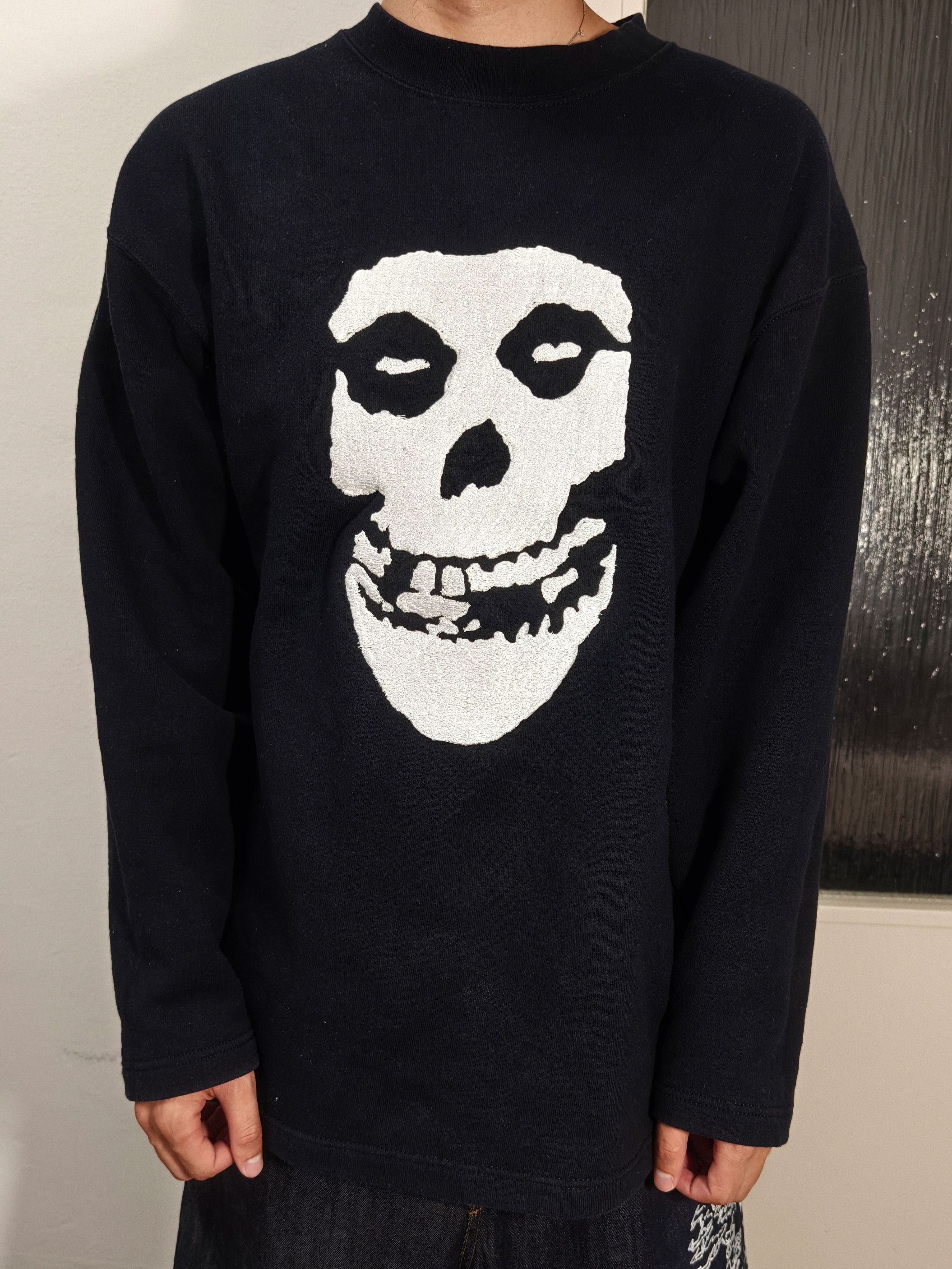 Other Handmade misfits embroidery sweathsirt Size US L / EU 52-54 / 3 - 2 Thumbnail