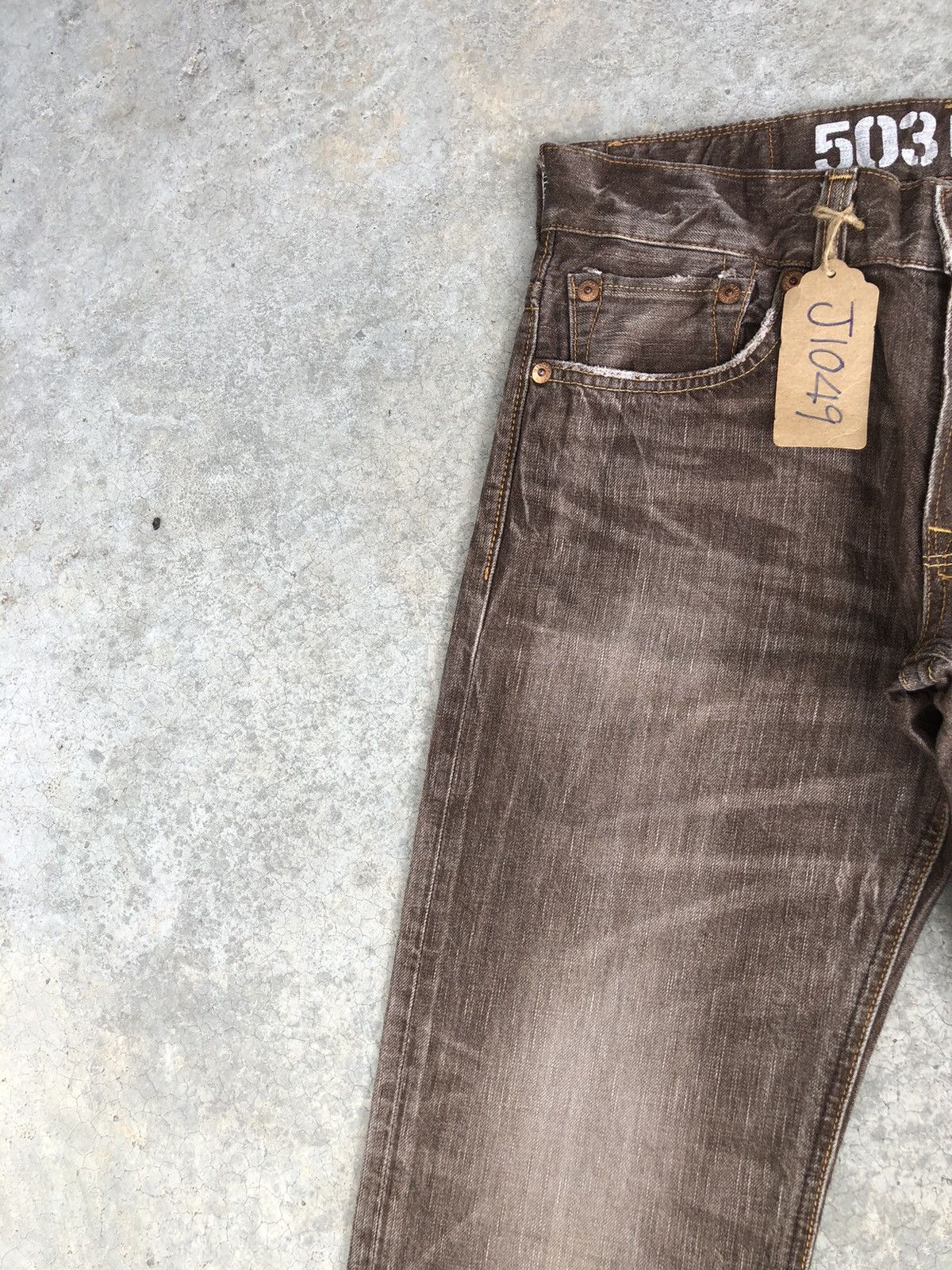 Edwin Japanese Edwin Flared Jeans Distressed Jeans Size US 32 / EU 48 - 4 Thumbnail