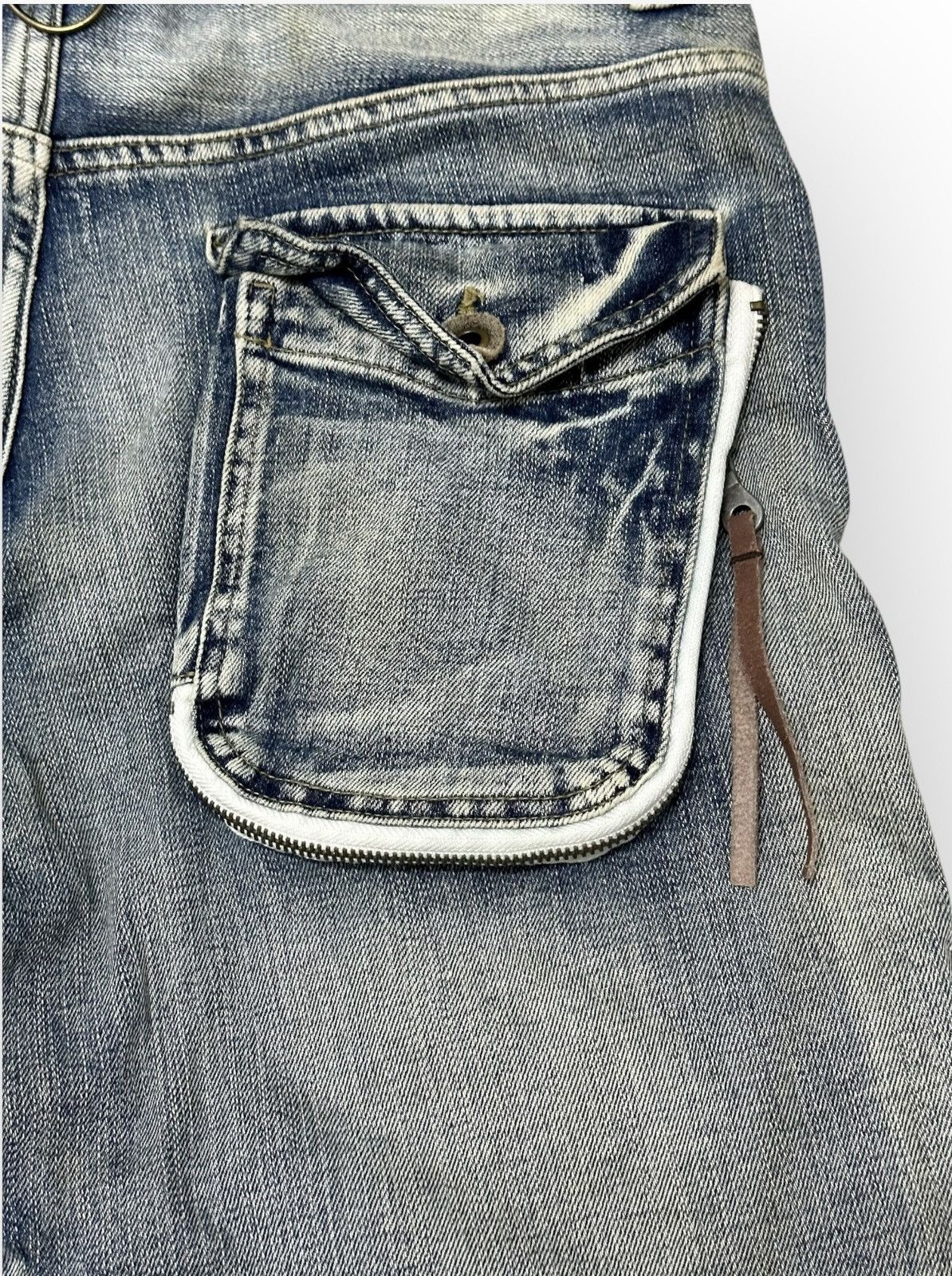 PPFM × Seditionaries PPFM Bondage Curve Banana Biker Denim Jeans Size US 34 / EU 50 - 11 Thumbnail