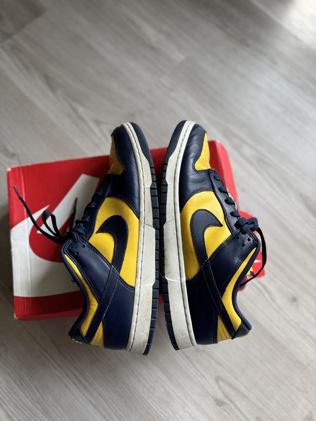 Nike Nike Dunk Low Michigan 2021 (Size 12) Size US 12 / EU 45 - 3 Thumbnail