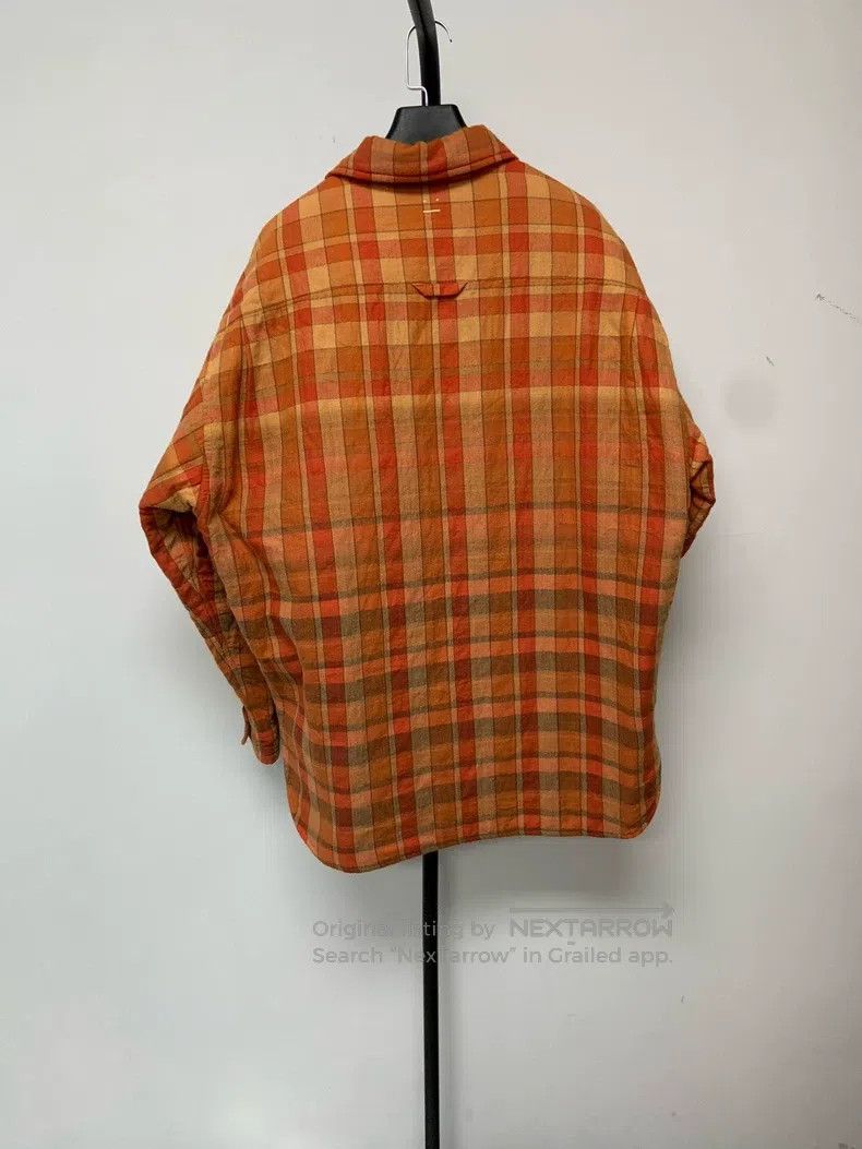 Acne Studios Acne Studios Orange smiley face logo plaid cotton coat Size US XS / EU 42 / 0 - 2 Thumbnail