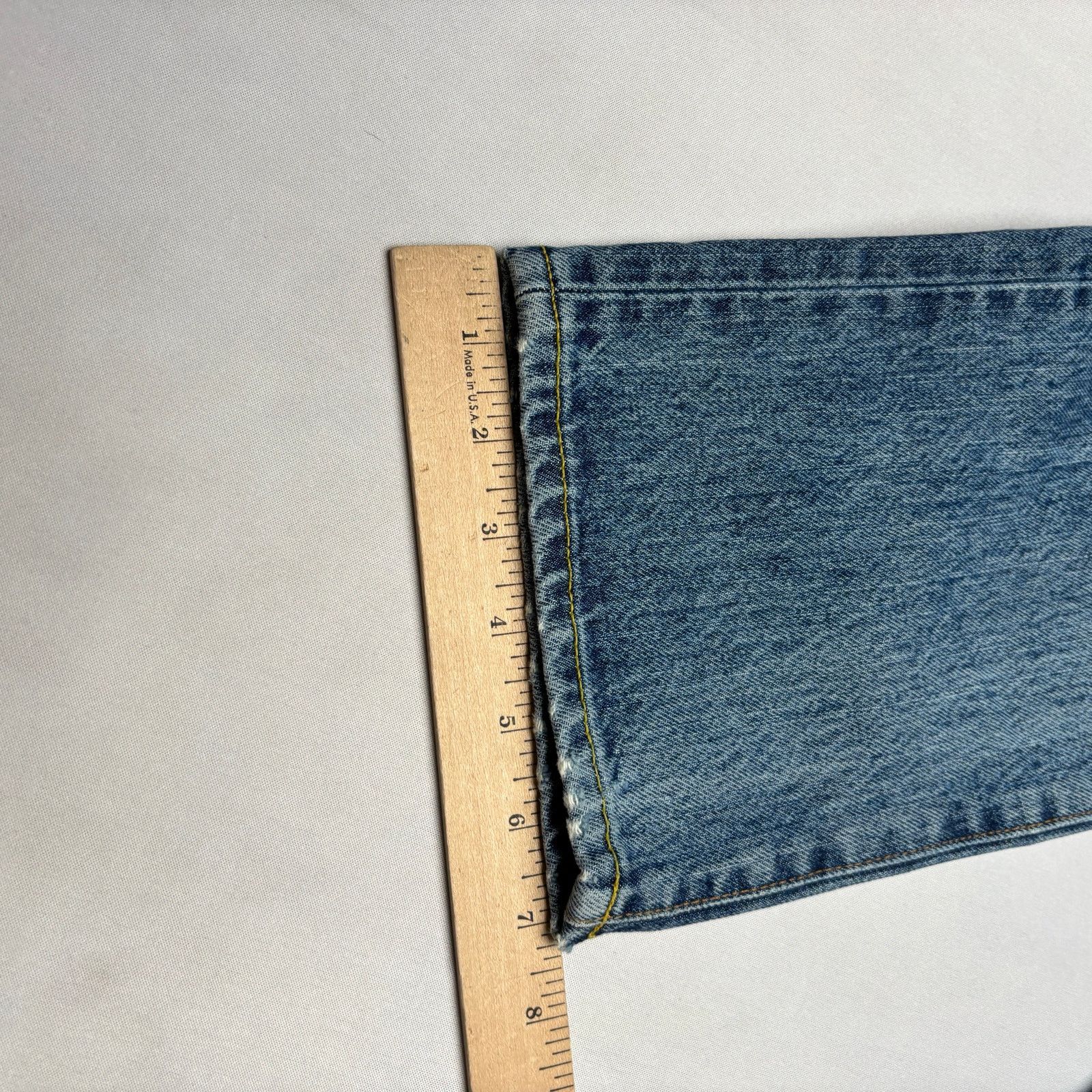 Sid Mashburn $175 Sid Mashburn Slim Straight Jeans 30x30 Made in USA Size US 30 / EU 46 - 9 Thumbnail
