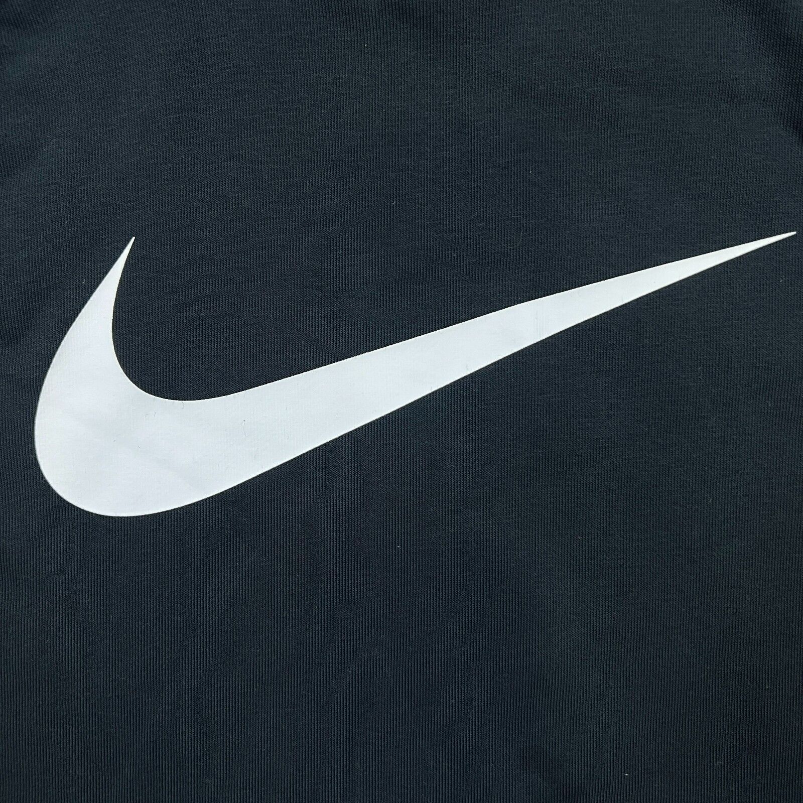 Nike × Vintage Nike Sportswear Hoodie Medium Black Big Center Swoosh Hooded Size US S / EU 44-46 / 1 - 2 Thumbnail