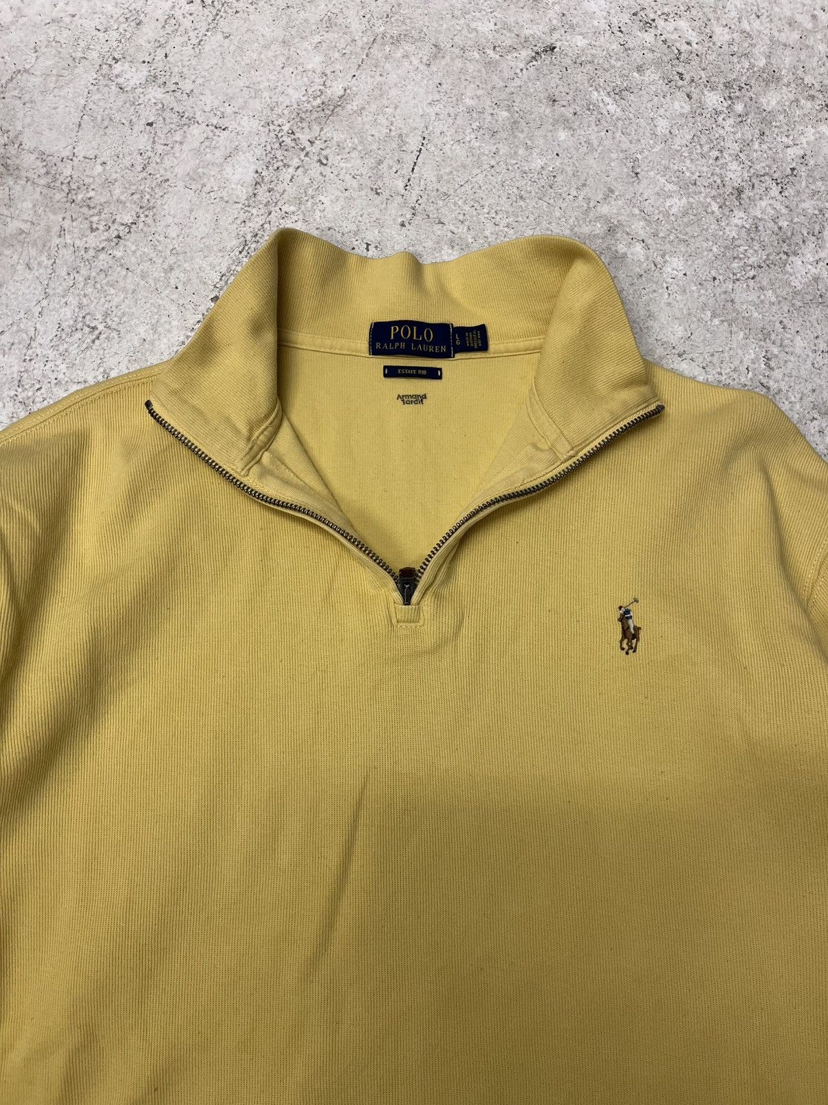 Polo Ralph Lauren Polo ralph lauren yellow quarter zip sweater Size US L / EU 52-54 / 3 - 1 Thumbnail