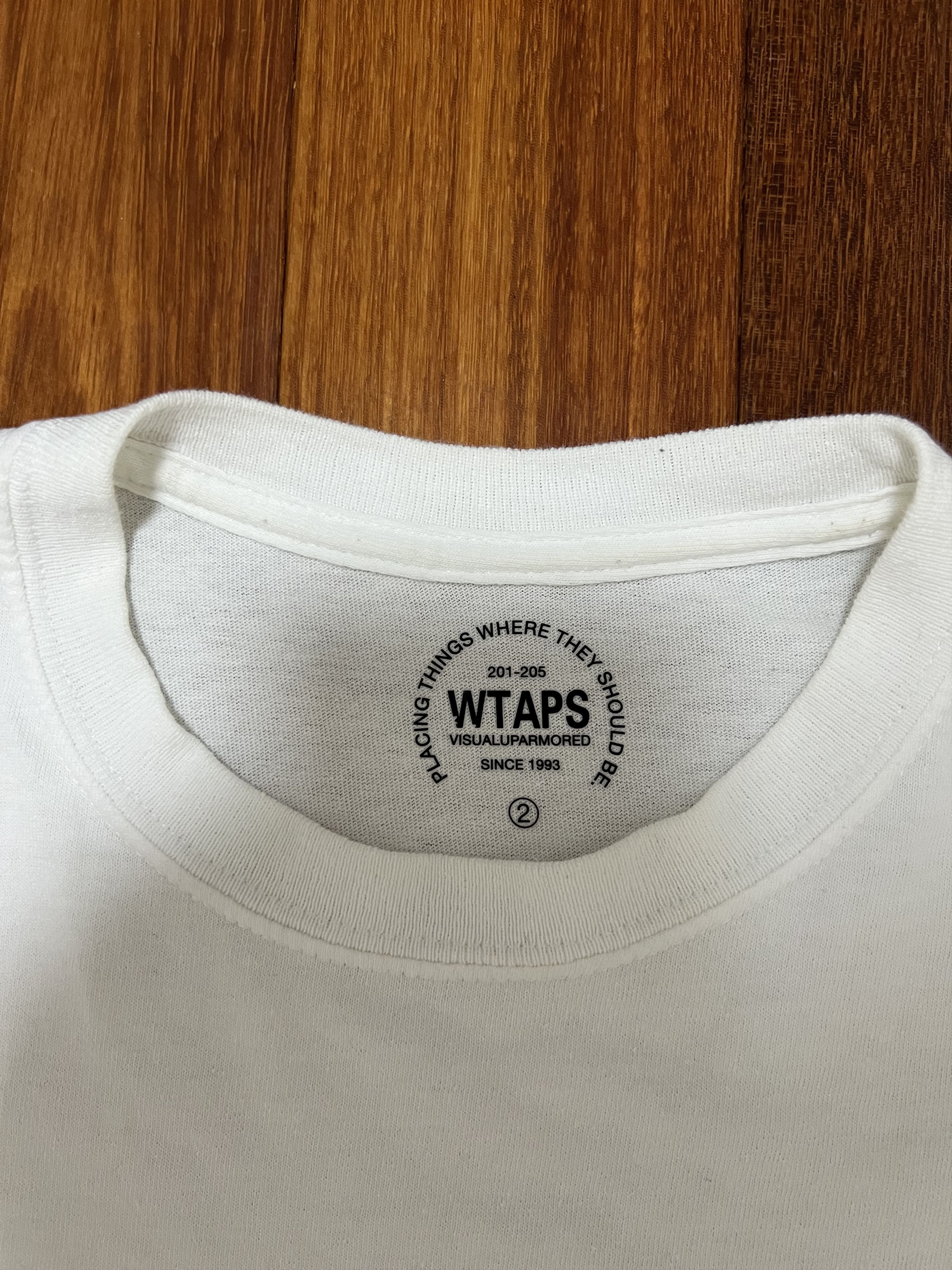 Wtaps 💚 SS16 Wtaps "Long Live Wtaps" White Tee Medium Size US M / EU 48-50 / 2 - 5 Thumbnail