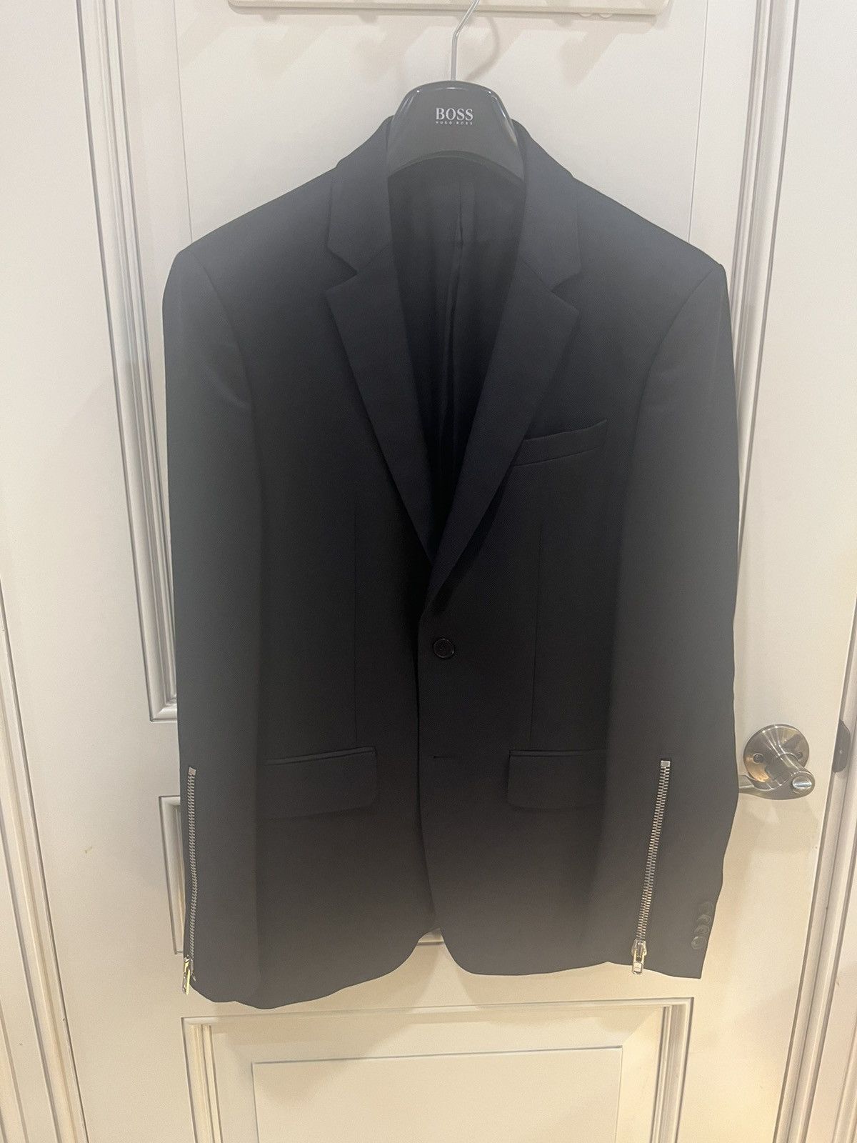 Givenchy zipper on sleeve blazer size46 Size 46R - 17 Thumbnail