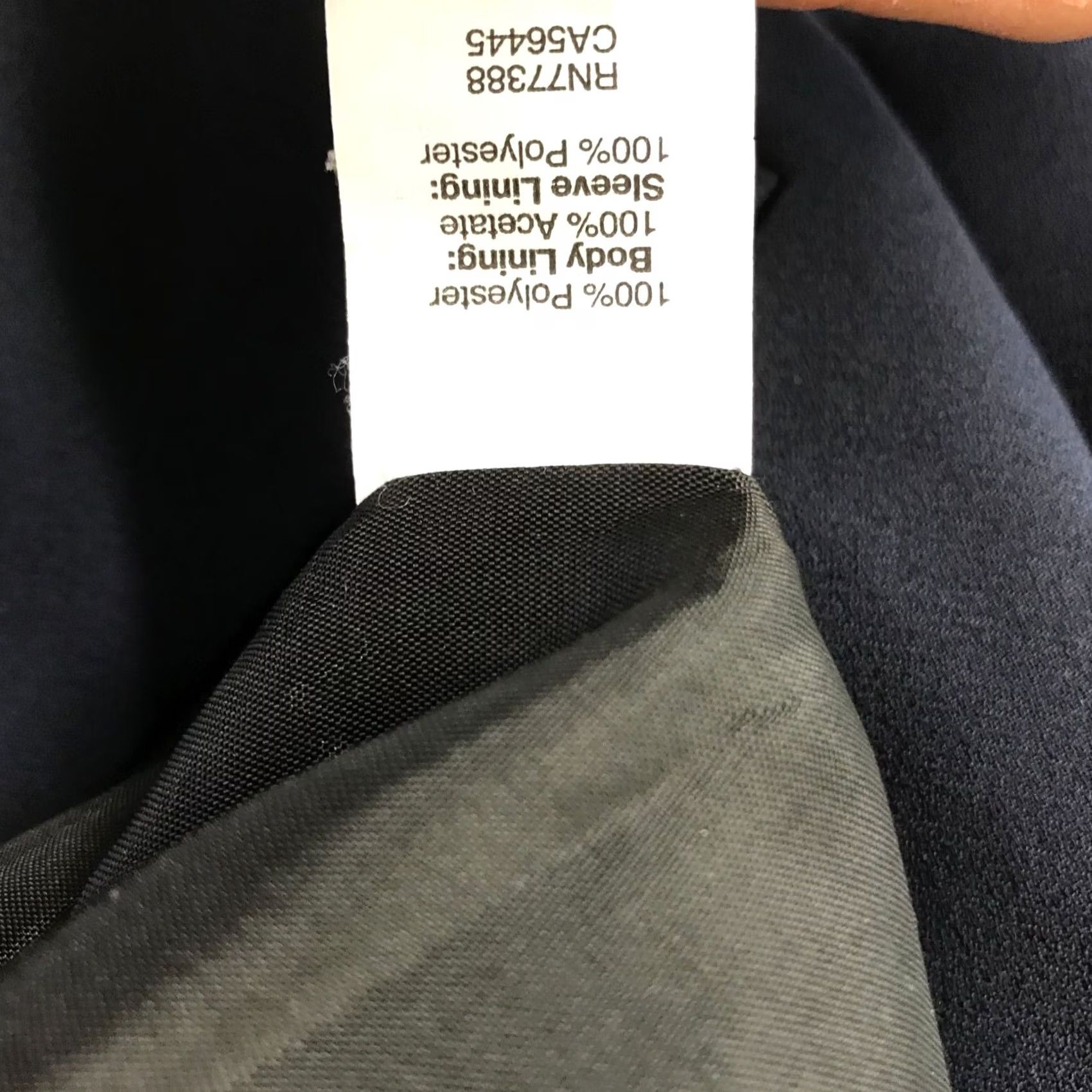 Madewell MADEWELL Women's Blazer Blue Long Sleeve Lined Jacket 12 Size XL / US 12-14 / IT 48-50 - 6 Thumbnail
