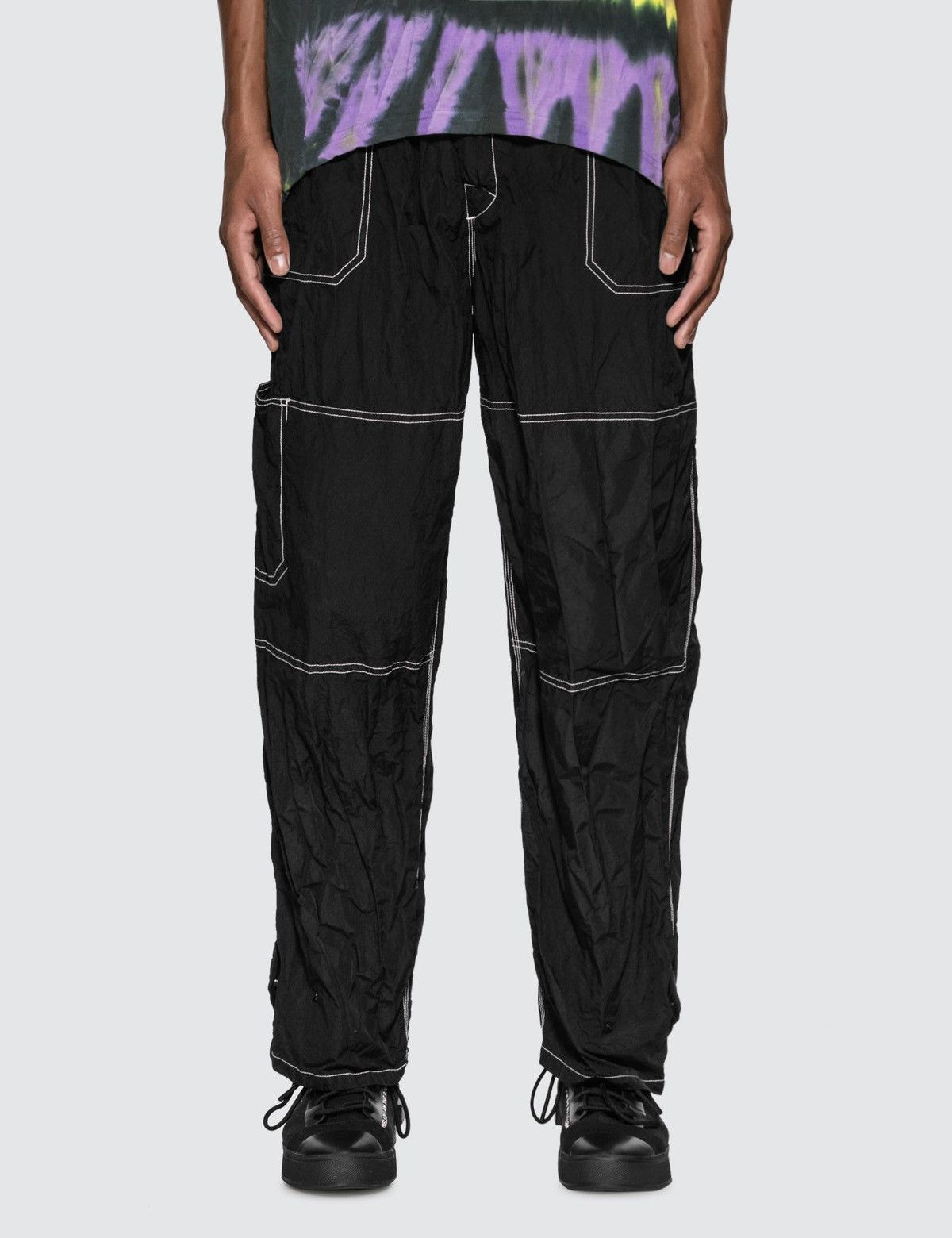Japanese Brand × Sasquatchfabrix Sasquatchfabrix Nylon Work Pants (Black) Size US 34 / EU 50 - 2 Thumbnail