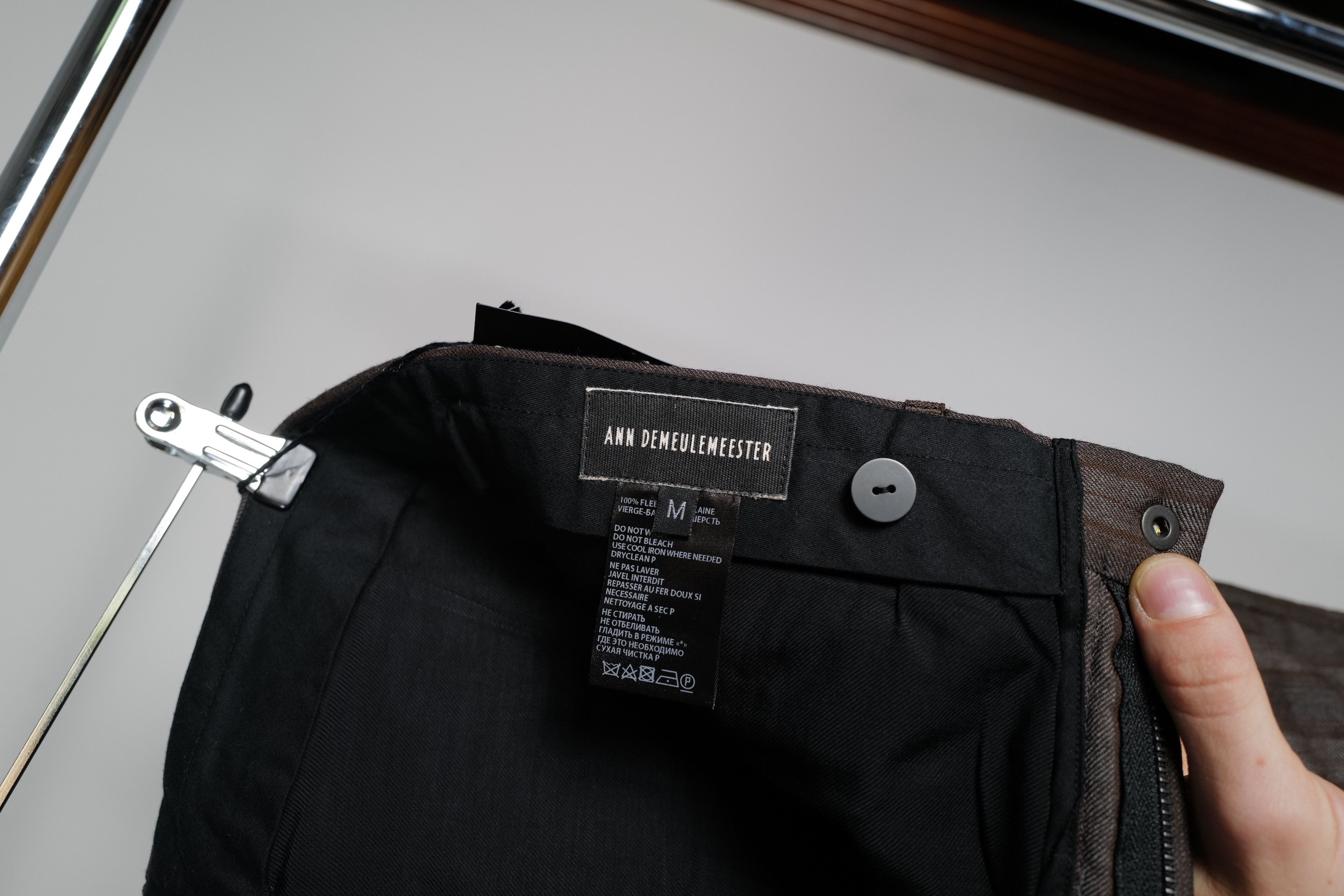 Ann Demeulemeester Ann Demeulemeester Striped Heavy Pants Size US 32 / EU 48 - 14 Thumbnail