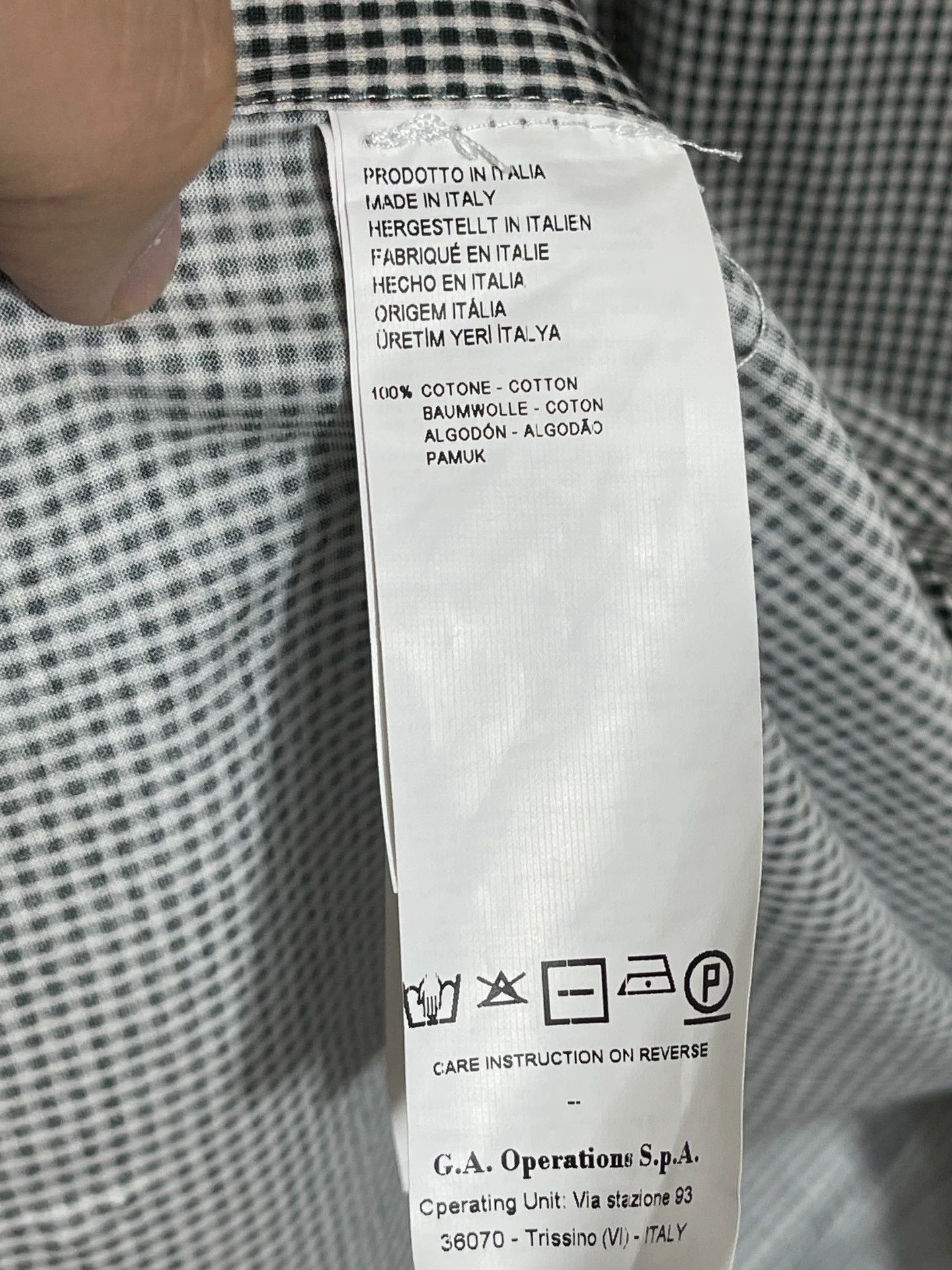 Giorgio Armani Armani Slim Fit Long Sleeve Shirt 42 (Old Money) Size US L / EU 52-54 / 3 - 7 Thumbnail