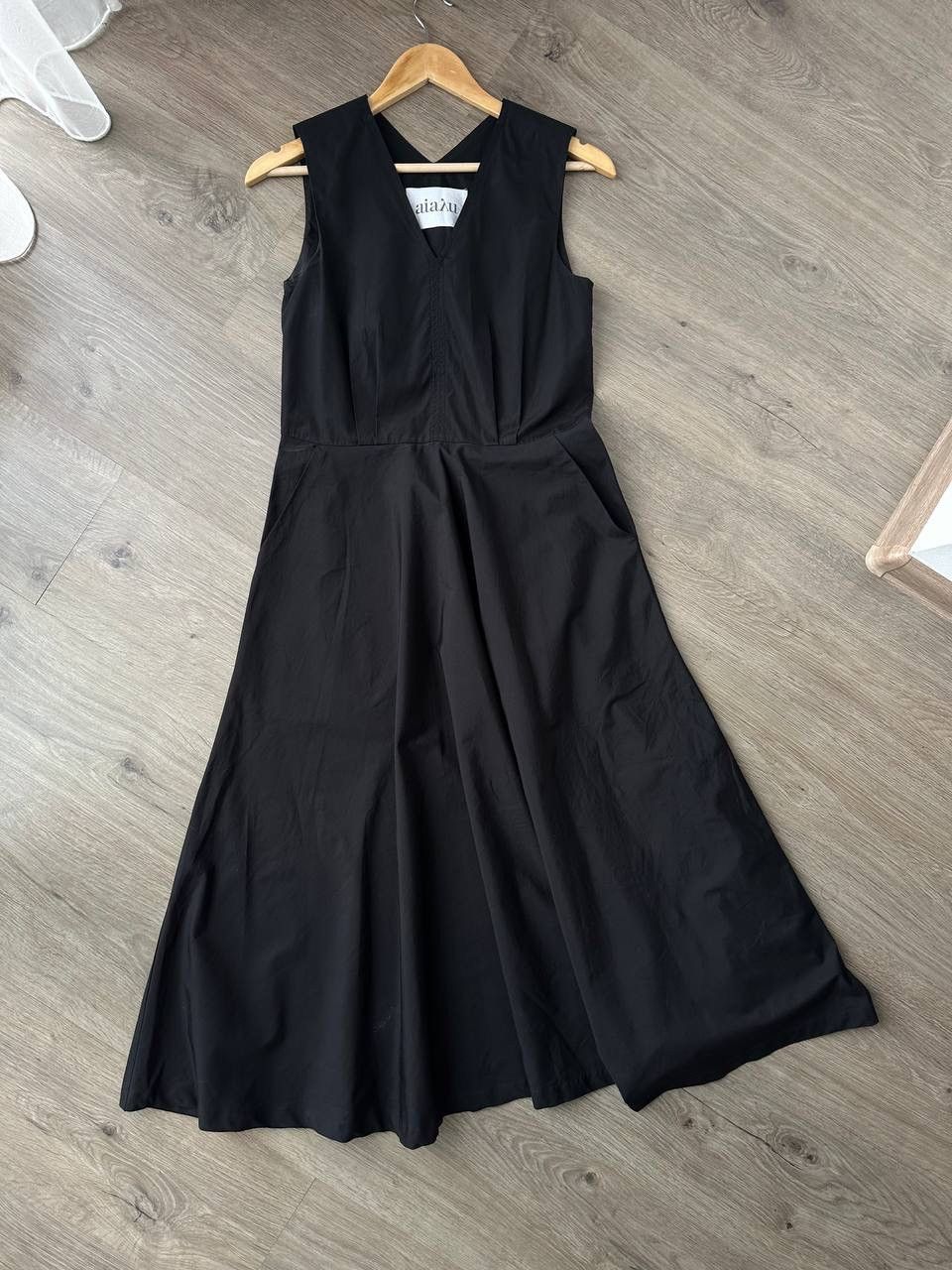Japanese Brand × Vintage Vintage Aiayu Black Long Womens Bea Dress Size S / US 4 / IT 40 - 2 Thumbnail