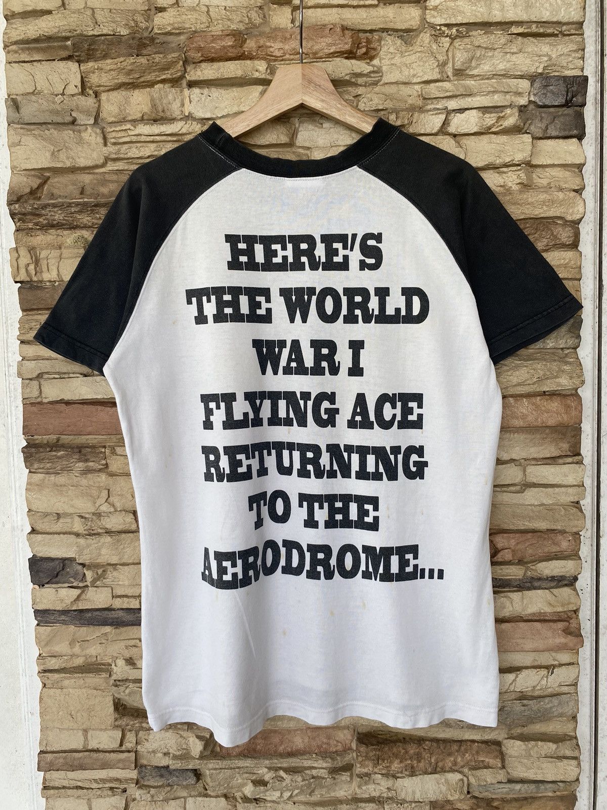 Vintage Vintage 90s Peanuts Flying Ace Tees Size US M / EU 48-50 / 2 - 3 Thumbnail