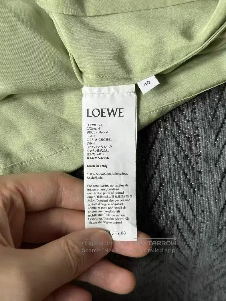 Loewe Loewe Silk big logo shirt Size S / US 4 / IT 40 - 5 Thumbnail