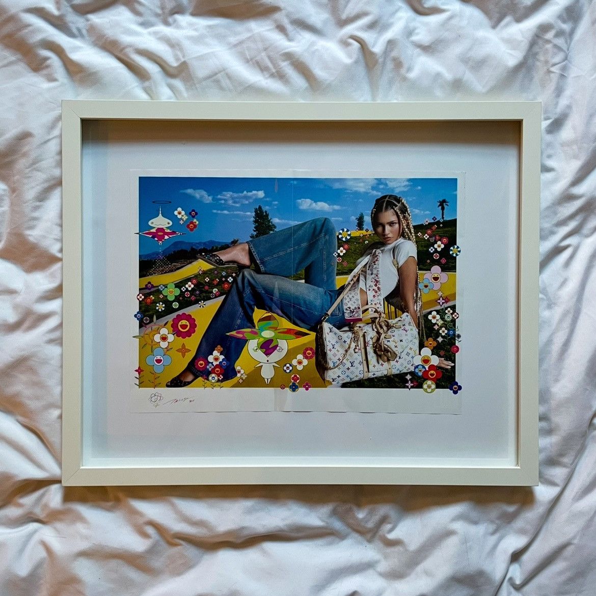 Louis Vuitton × Takashi Murakami Louis Vuitton x Takashi Murakami Zendaya Landscape Poster Size ONE SIZE - 2 Thumbnail