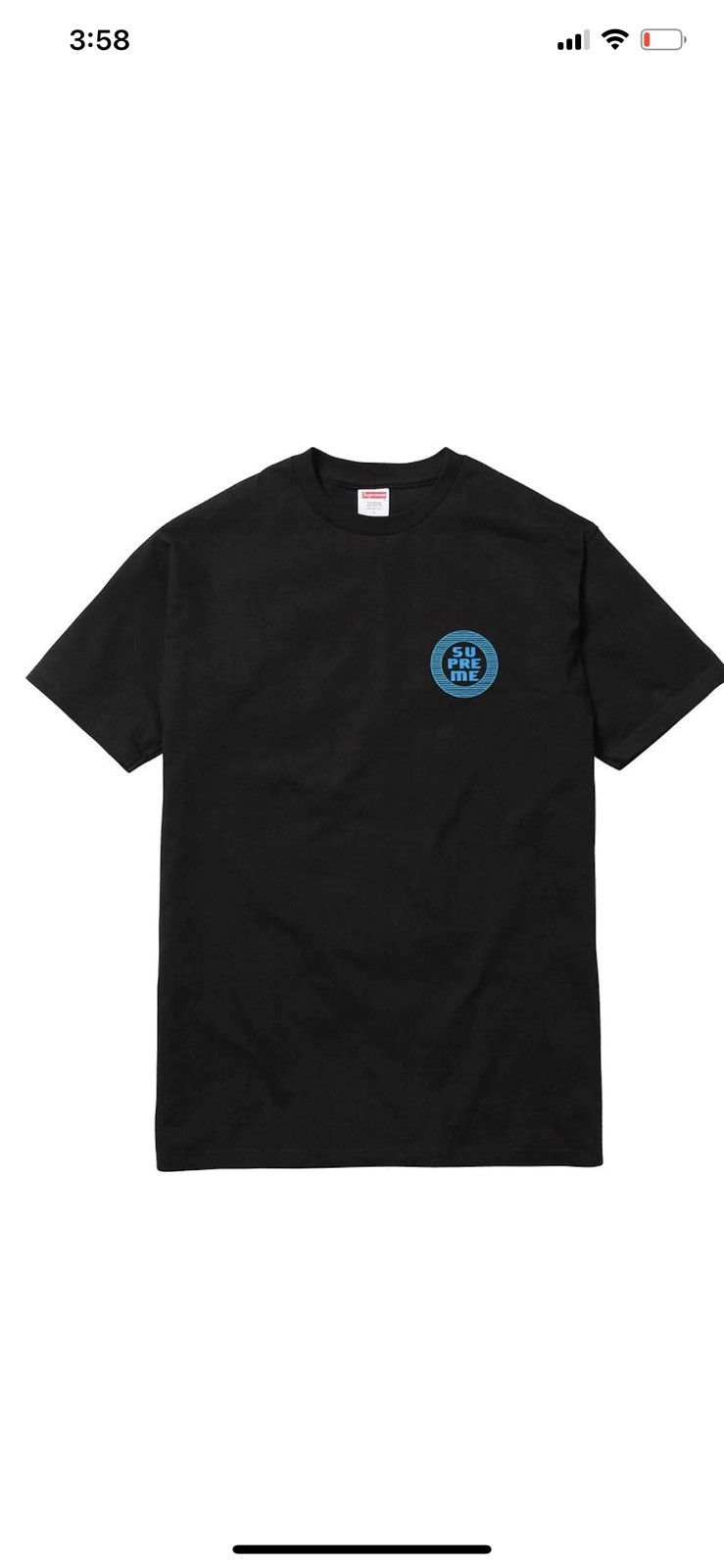Supreme Supreme Disrupt Tee Black Size M DS SS15 Size US M / EU 48-50 / 2 - 3 Thumbnail