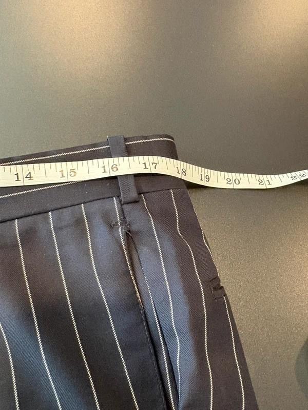 Vitale Barberis Canonico Bespoke Navy Pinstripe DB Suit 6x3 Italian Vitale Barberis Size 42R - 10 Thumbnail