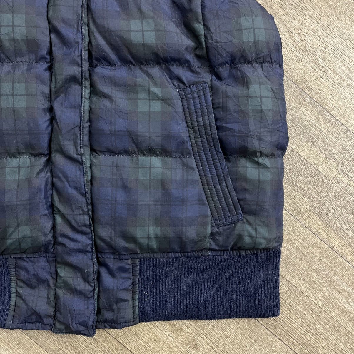 If Six Was Nine 2000s Goa Style Plaid Down Jacket Fur Vest Size US M / EU 48-50 / 2 - 7 Thumbnail