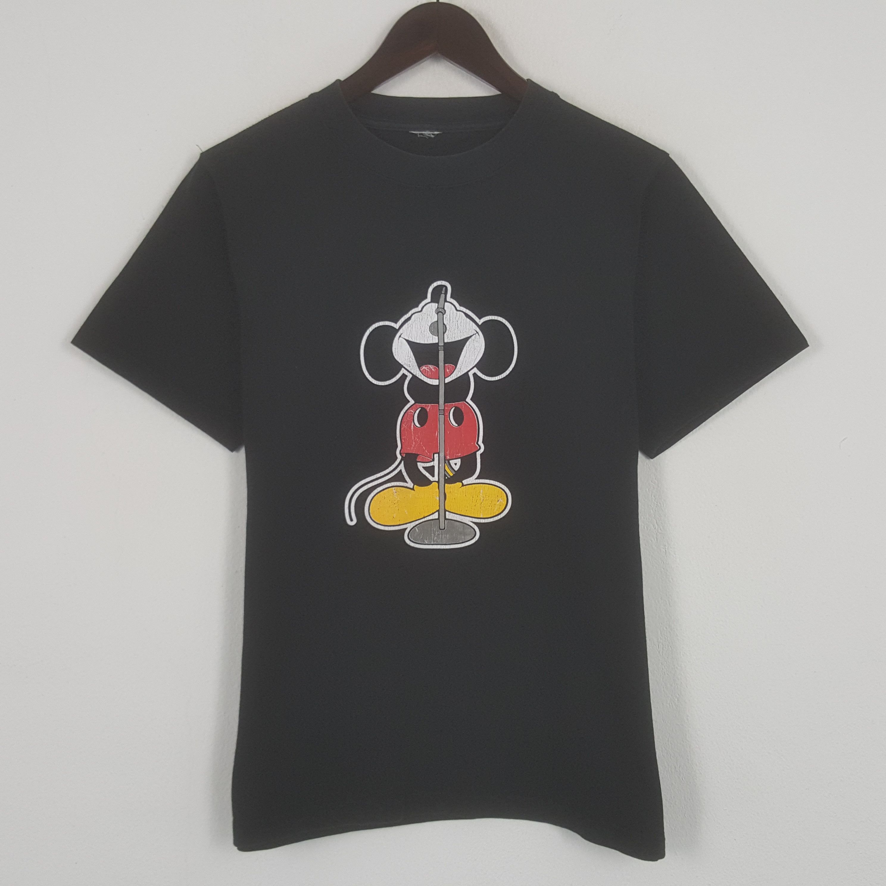 Japanese Brand × Mickey Mouse × Vintage Vintage Mickey Mouse Mirror Design Tshirt Size US M / EU 48-50 / 2 - 1 Thumbnail