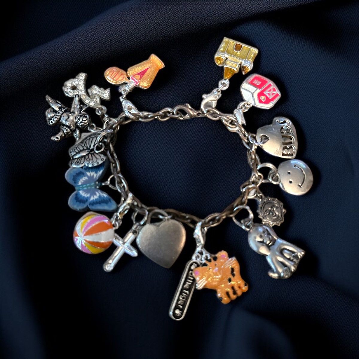 Other Silver tone loaded charm bracelet Size ONE SIZE - 1 Thumbnail