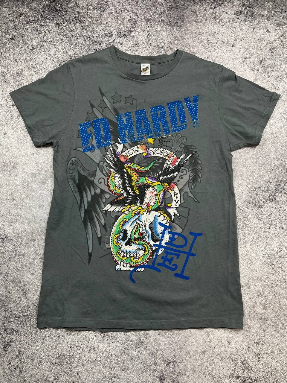 Ed Hardy Ed Hardy New York Y2K T-Shirt Size US L / EU 52-54 / 3 - 1 Thumbnail