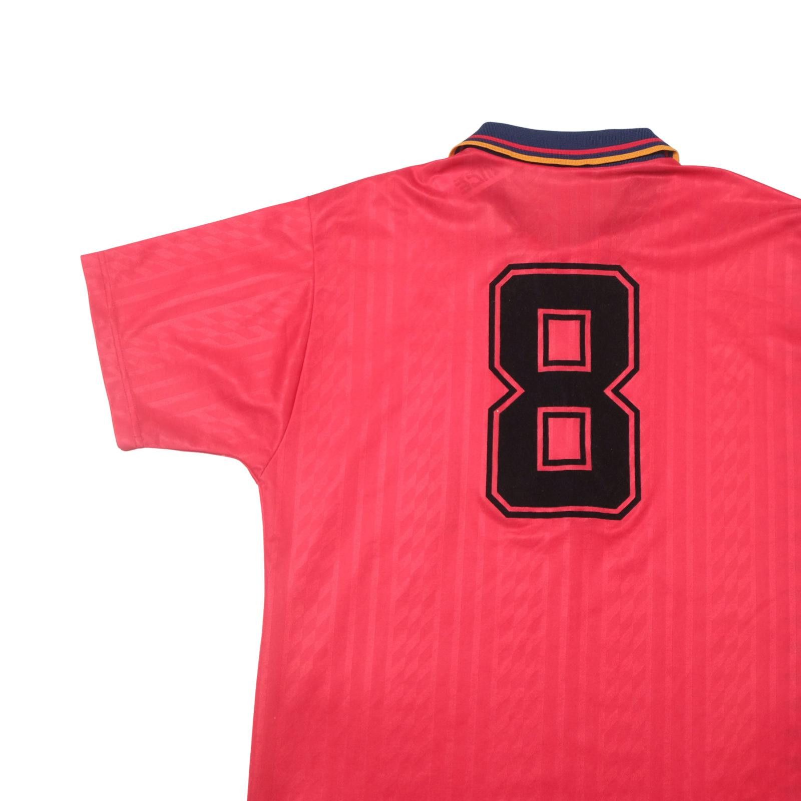 Adidas 1994/96 Spain Home Shirt Adidas (L/XL) Size US L / EU 52-54 / 3 - 4 Thumbnail
