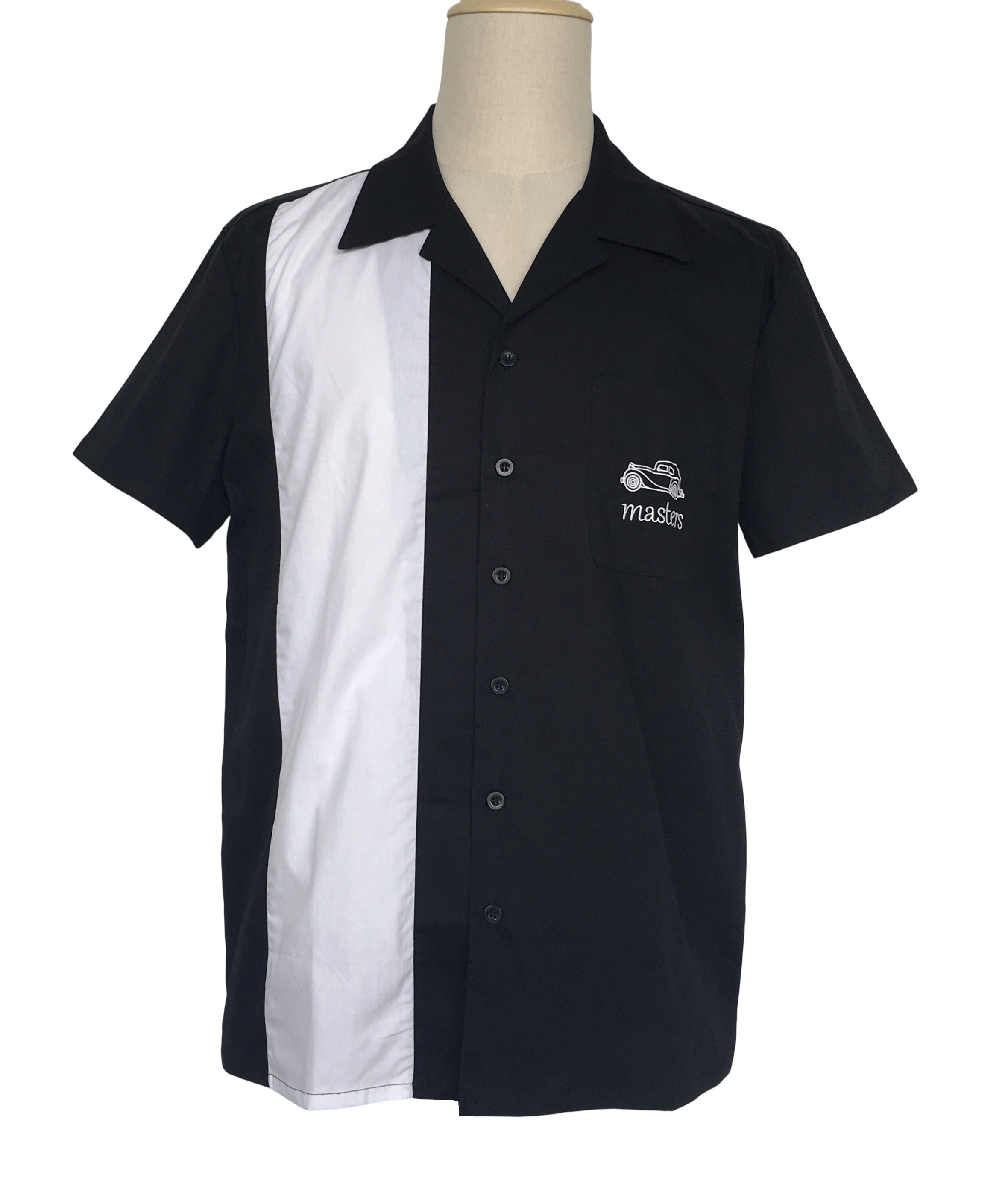 Other Black Embroidery Retro Shirts Short Sleeves-masters Size US XL / EU 56 / 4 - 1 Thumbnail