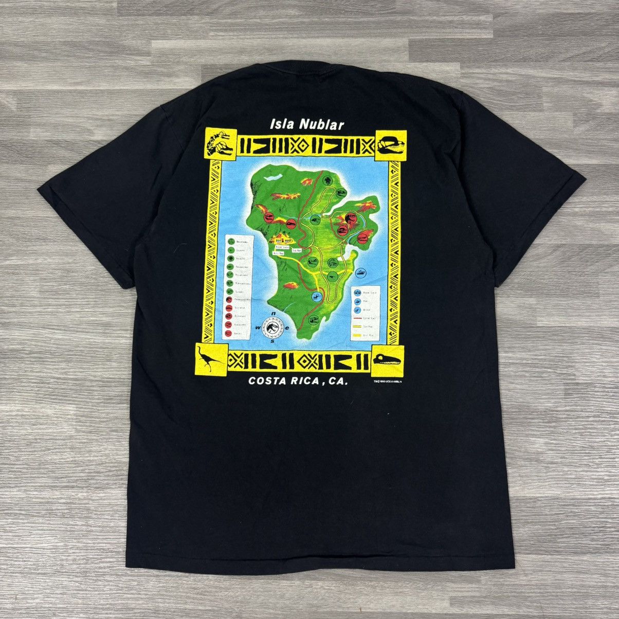 Vintage Rare 🔥 Vintage 1993 Jurassic Park “Island Tour” Tee Size US L / EU 52-54 / 3 - 2 Thumbnail