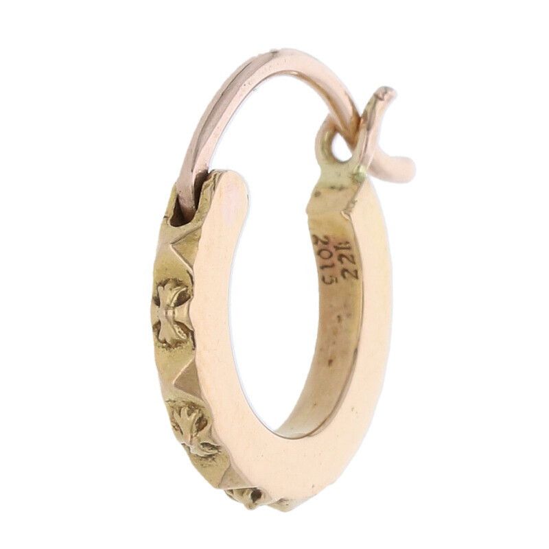 Chrome Hearts Chrome Hearts TFP Tiny Hoop Earring Size ONE SIZE - 1 Thumbnail