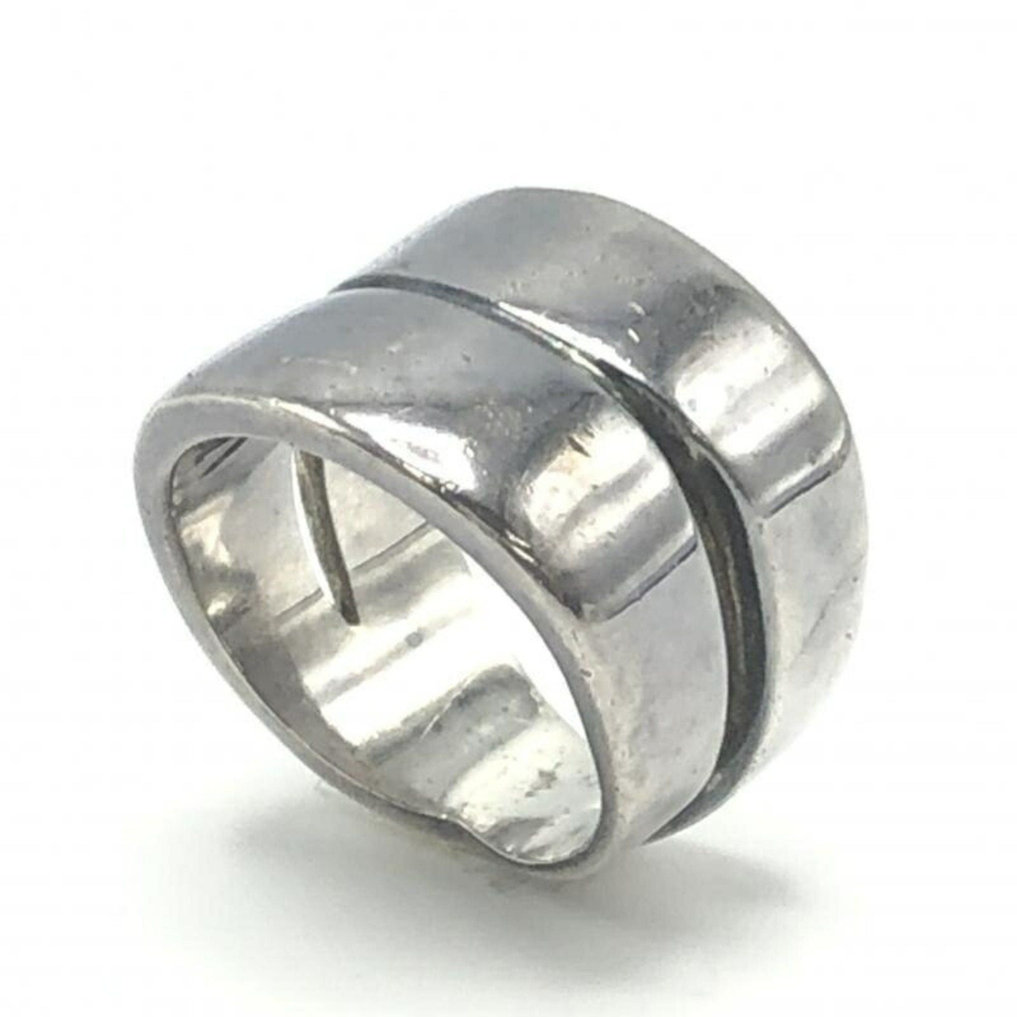 image of Hermes Silver Ring 52 925, Women's
