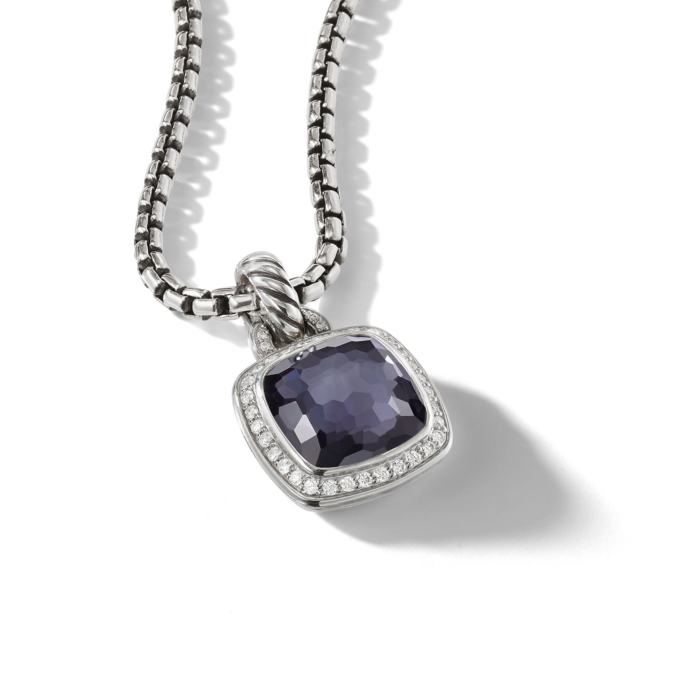 David Yurman o1w1db10526 D12308D Size:7/Pendant in Silver with Diamond Size ONE SIZE - 3 Thumbnail