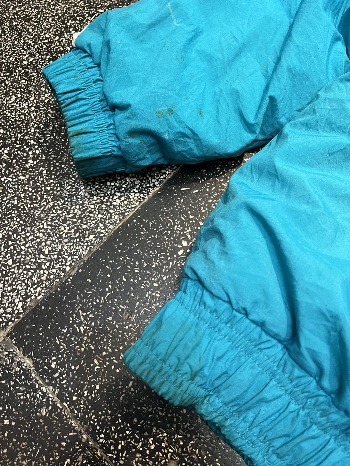 Vintage 90s Charlotte Hornets Starter Puffer Down Jacket Hood! Size US L / EU 52-54 / 3 - 10 Thumbnail