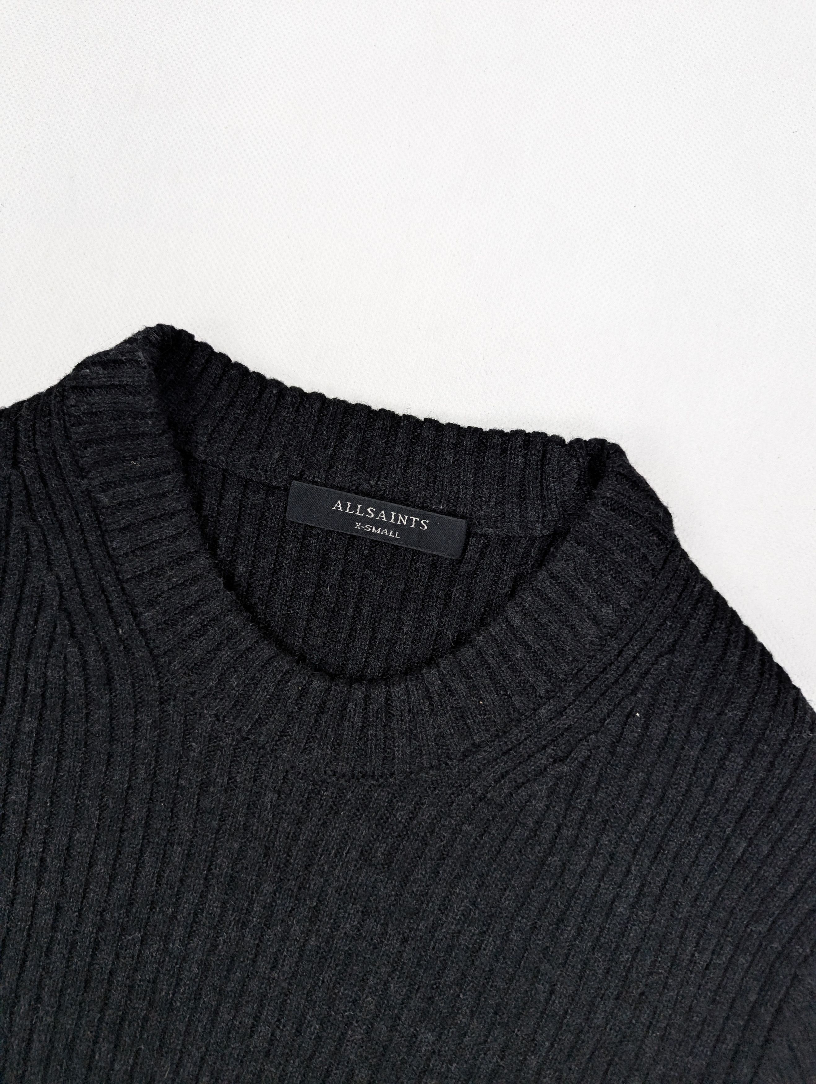 Allsaints Allsaints dark grey wool cashmere sweater jumper XS Size XS / US 0-2 / IT 36-38 - 3 Thumbnail