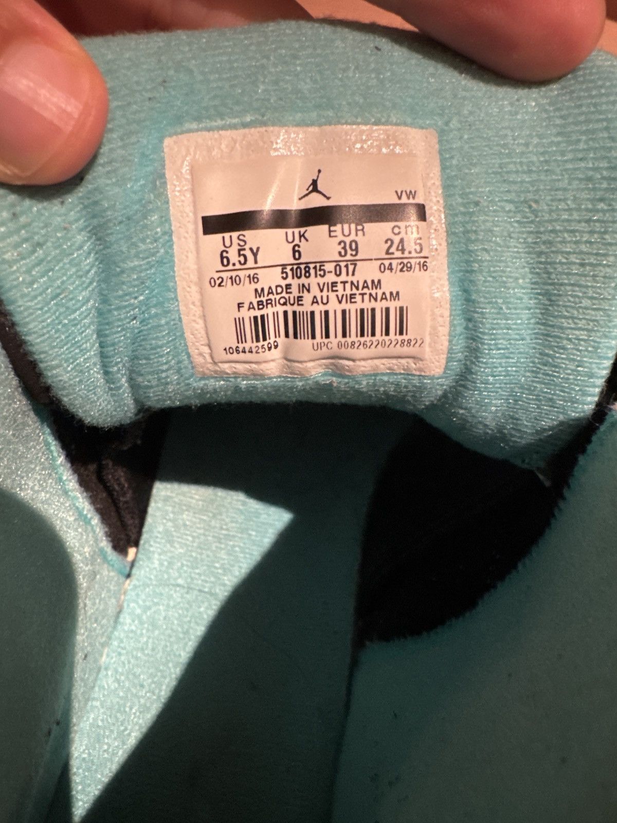 Jordan Brand Air Jordan 12 Hyper Jade Size US 6.5 / EU 39-40 - 7 Thumbnail