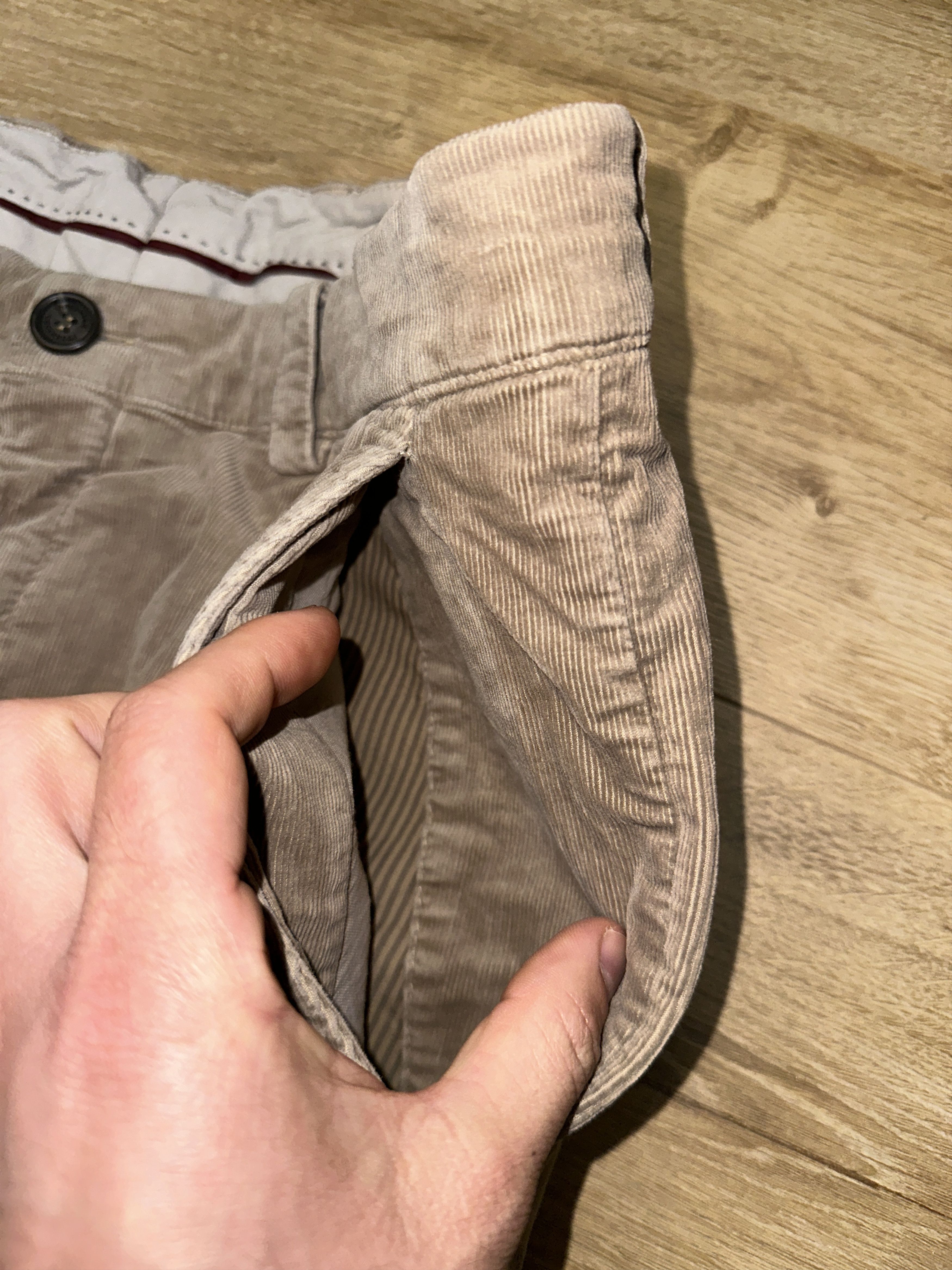 Brunello Cucinelli Brunello Cucinelli Corduroy Traditional Fit Pants Size 48 Size US 32 / EU 48 - 23 Thumbnail