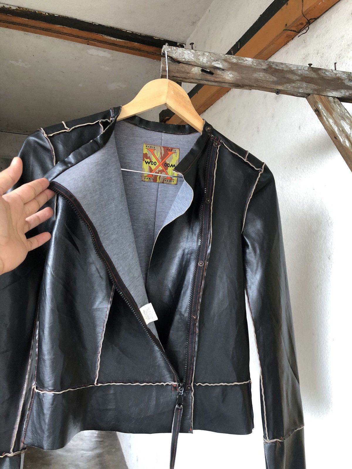 Japanese Brand Rare❗️Wooxoom Bondage Punk Pvc Jacket If Six Was Nine Size M / US 6-8 / IT 42-44 - 18 Thumbnail