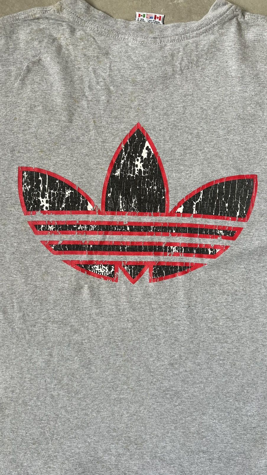 Adidas VINTAGE ADIDAS TREFOILS TEE Size US L / EU 52-54 / 3 - 7 Thumbnail