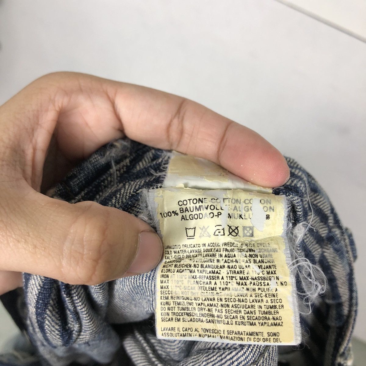 Japanese Brand 🔥RAREVINTAGE DIESEL JEANS DITRESSED DENIM PUNK DESIGN Size US 32 / EU 48 - 16 Thumbnail