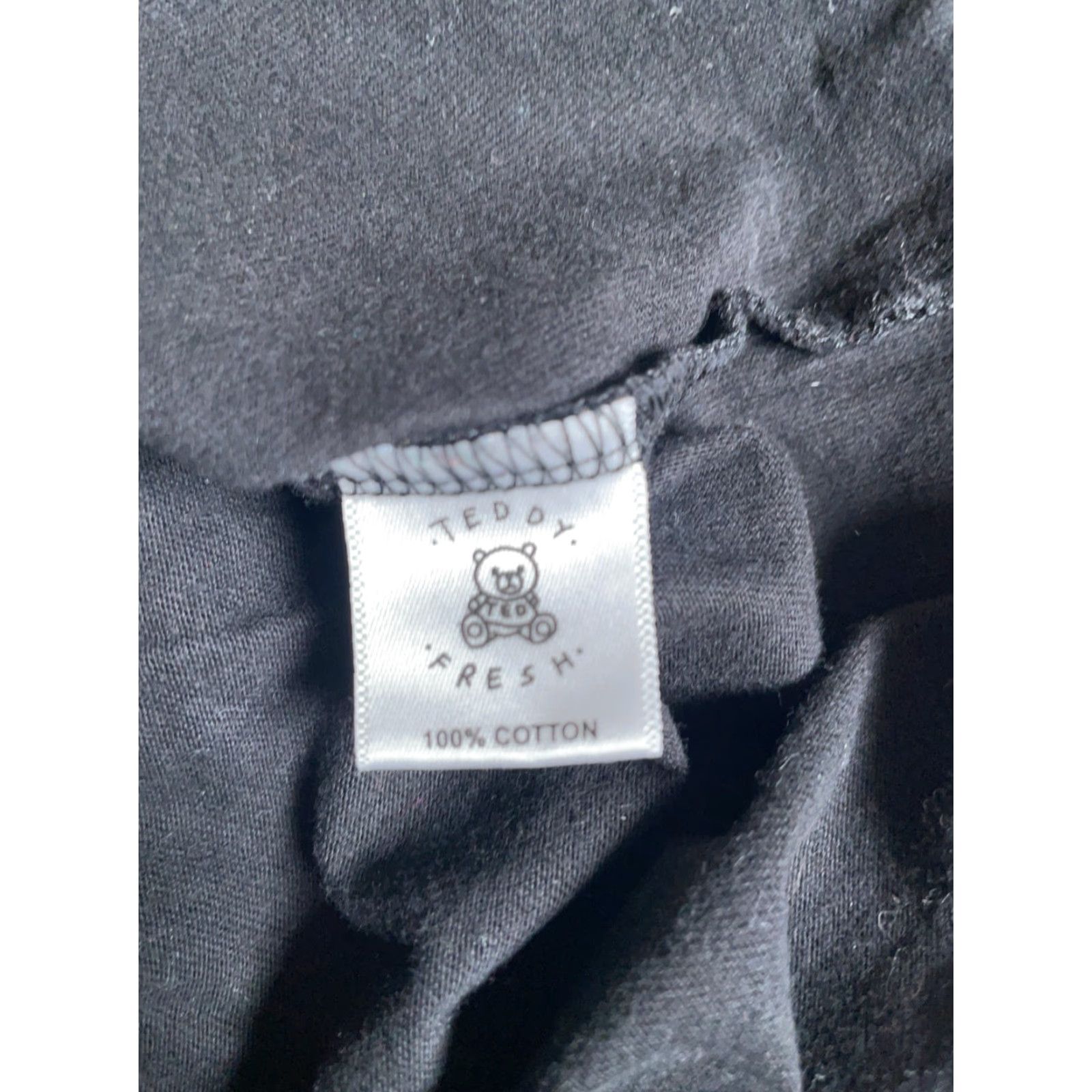 Teddy Fresh Teddy Fresh T-Shirt Black XL Box Logo Print Crewneck 100% Cotton Men’s Shirt Size US XL / EU 56 / 4 - 7 Thumbnail