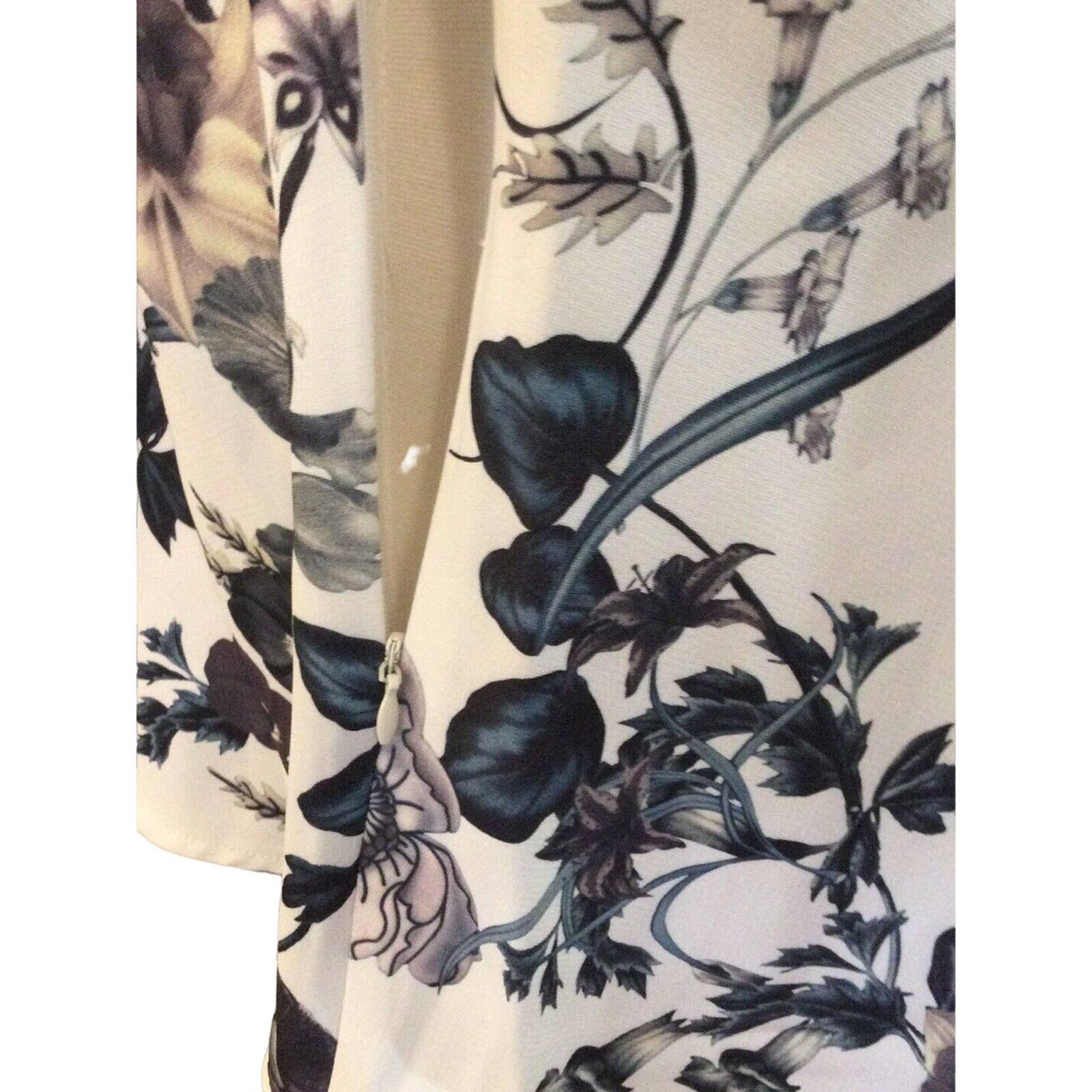 Other Agnes Orinda Floral Side Zip V-Neck Long Sleeve Blouse SZ 3X Size 3XL / US 20-22 - 12 Thumbnail